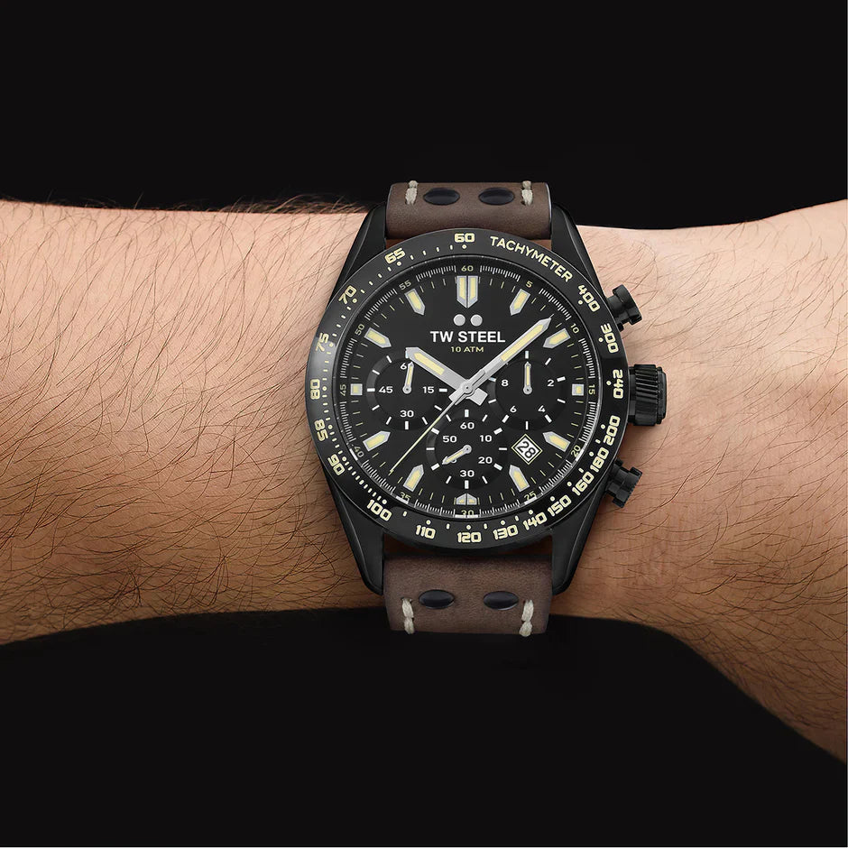 TW Steel Watch Chrono Sport Black CHS1