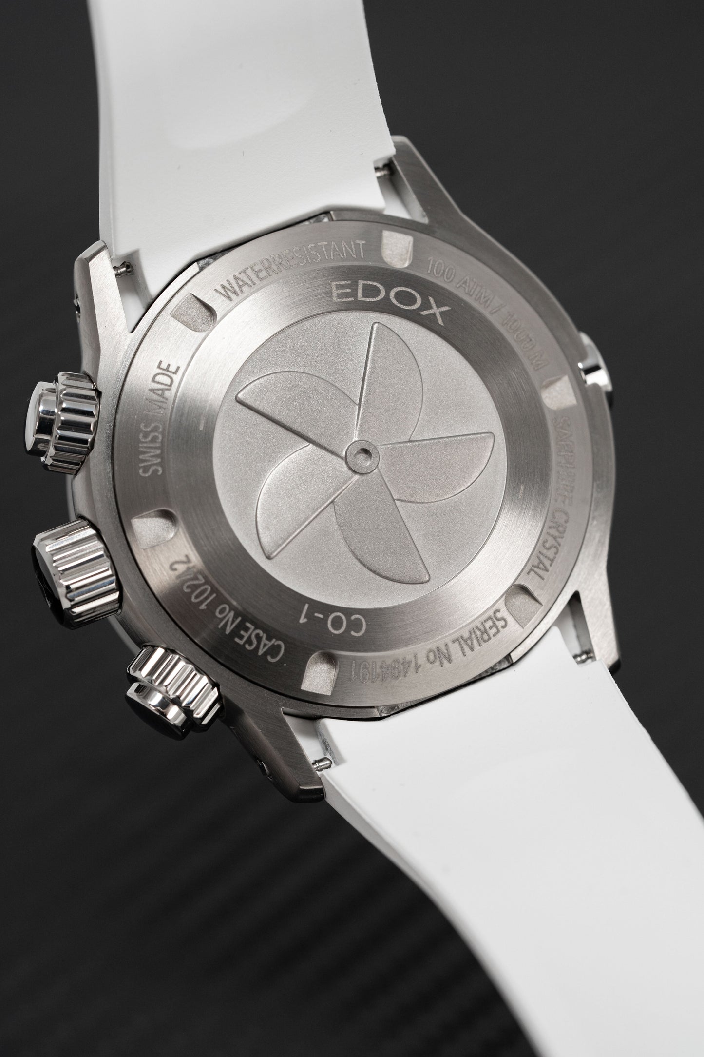 Edox Men's Watch CO-1 Chronograph Sky Blue 10242-TINB-BUICDNO