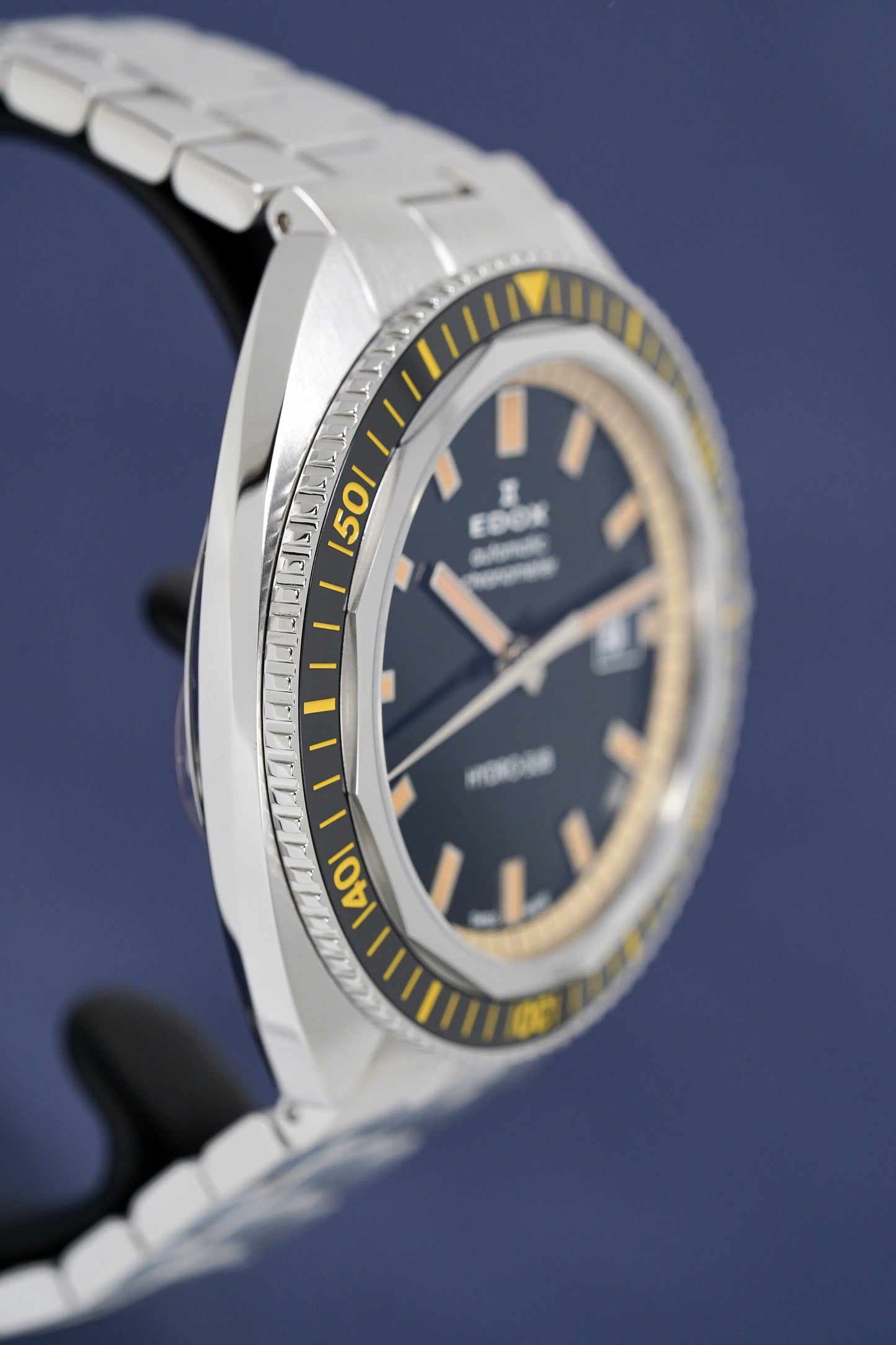 Edox Watch Hydro-Sub 1965 Chronometer Limited Edition Black 80128-3NBM-NIB