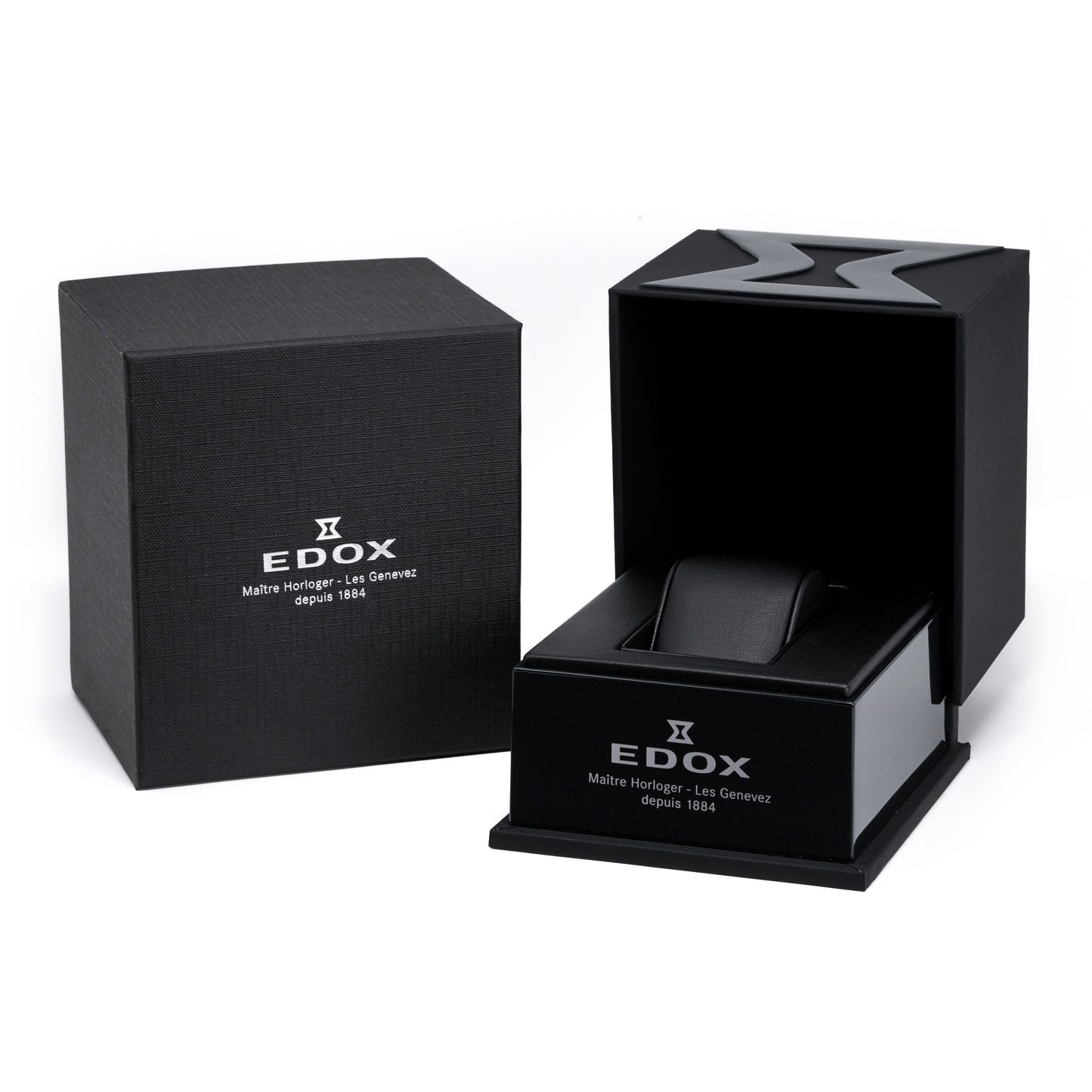 Edox Watch Hydro-Sub 1965 Chronometer Limited Edition Black 80128-3NBM-NIB