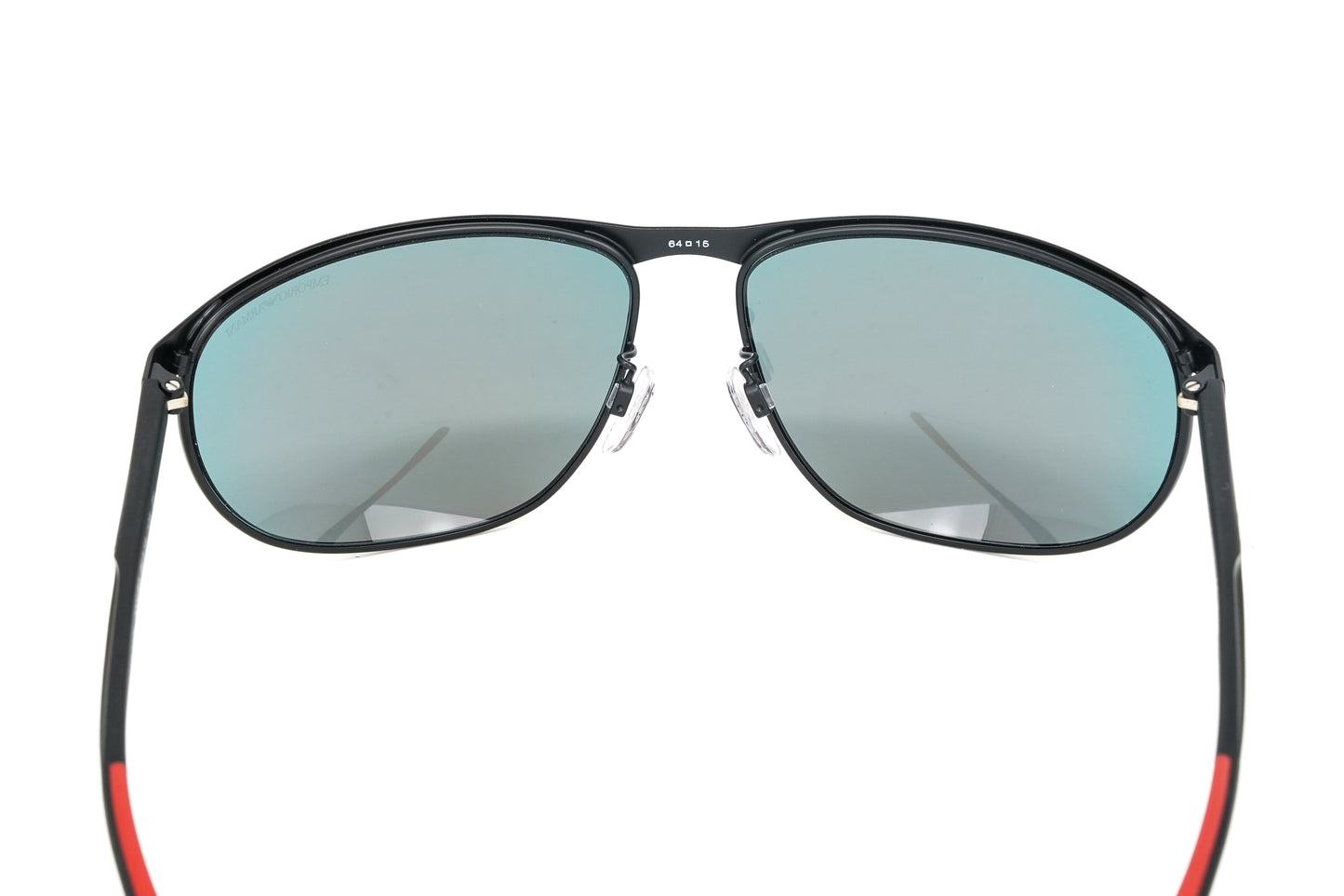 Emporio Armani Men's Sunglasses Wraparound Black/Red EA212430016P
