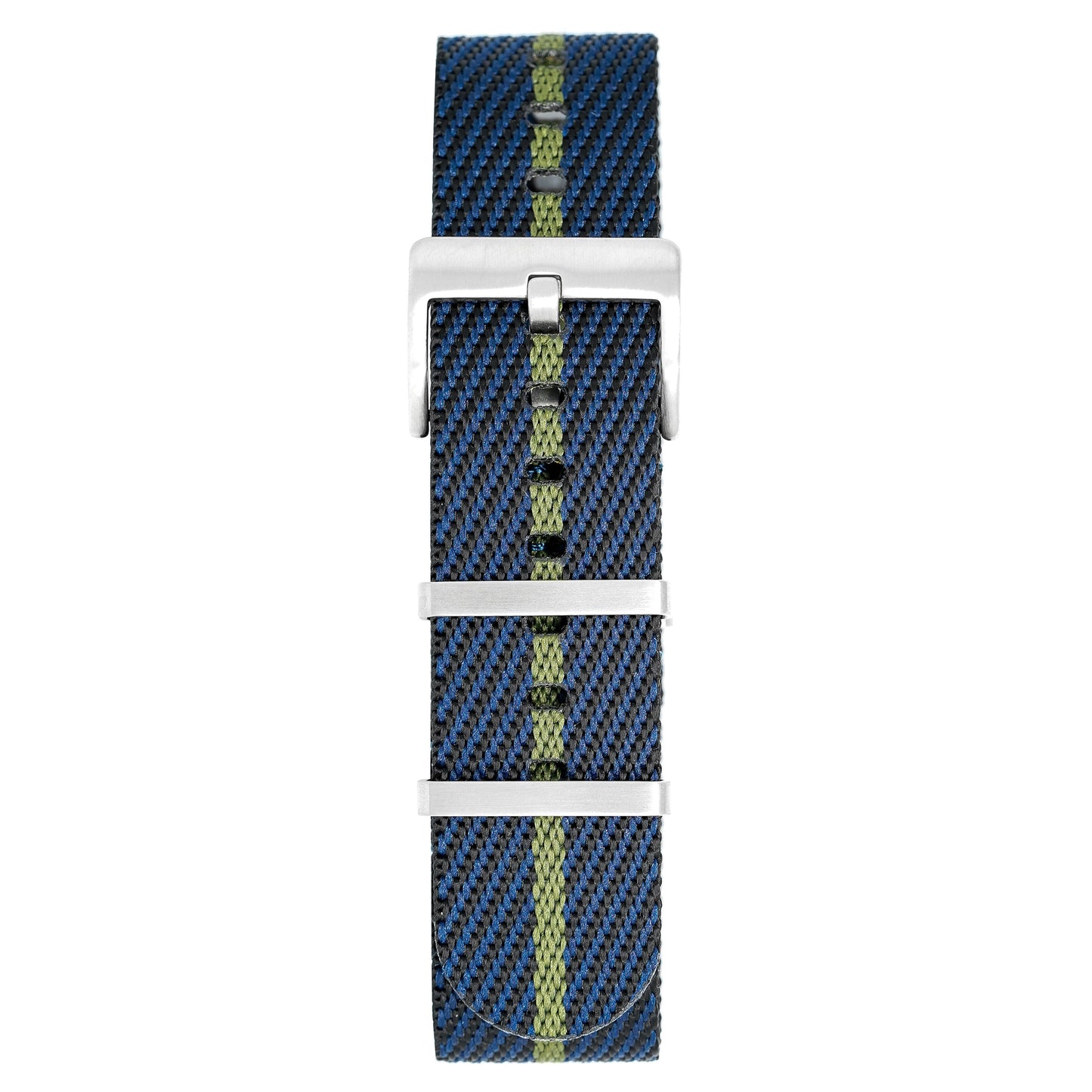 Watch Nato Strap 22mm Nylon Blue Green