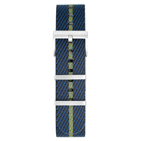 Watch Nato Strap 22mm Nylon Blue Green