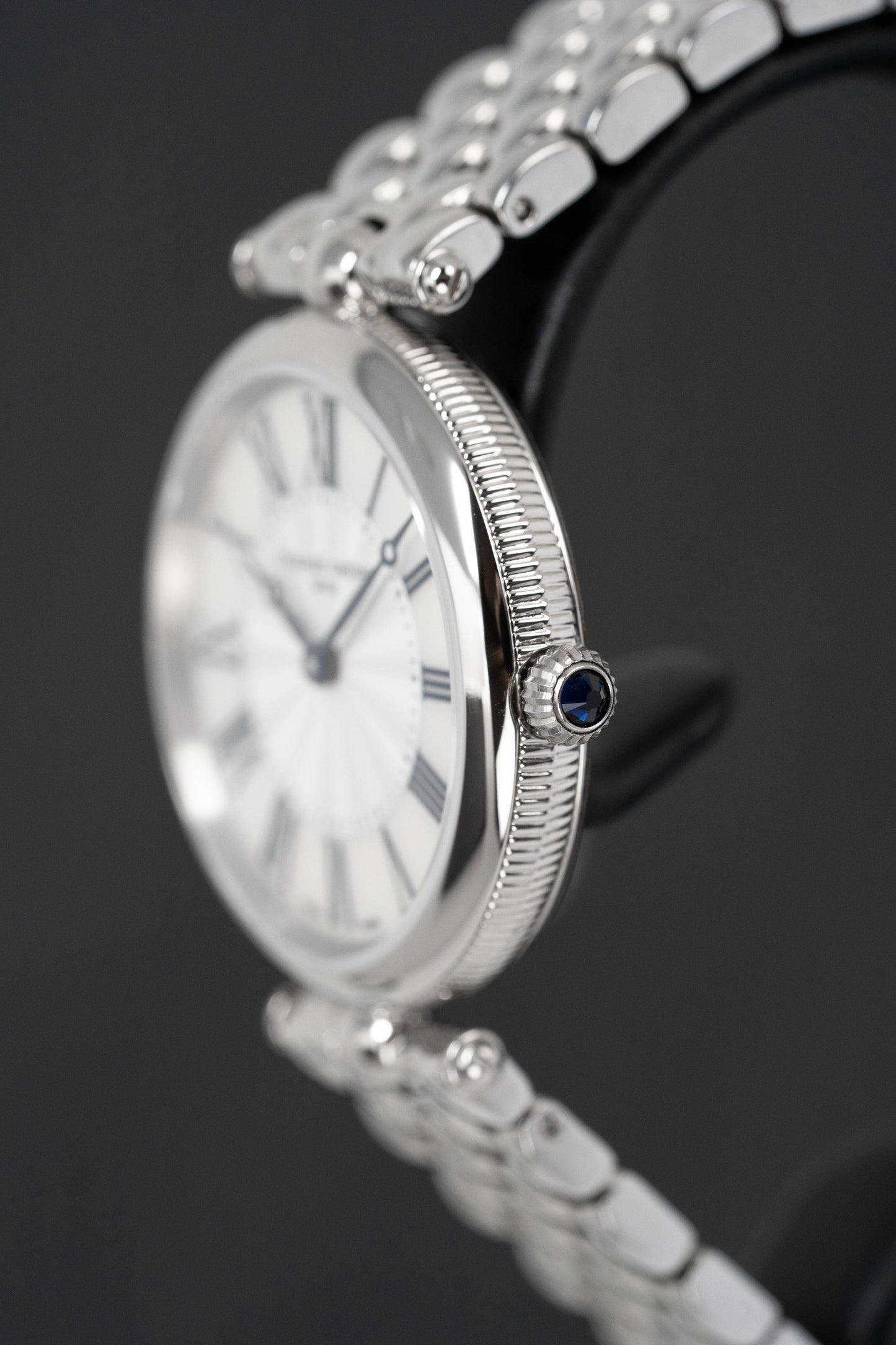 Frederique Constant Watch Ladies Art Deco Round Mother of Pearl FC-200MPW2AR6B