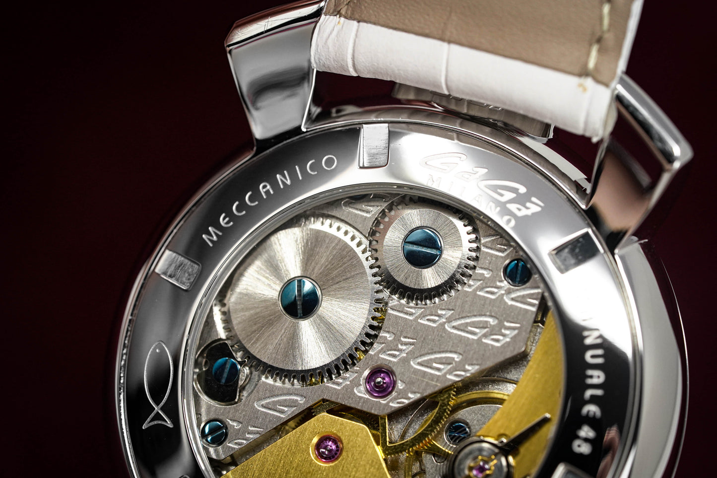 GaGà Milano Watch Hand Winding Manuale 48MM Multi Colour 5010.01