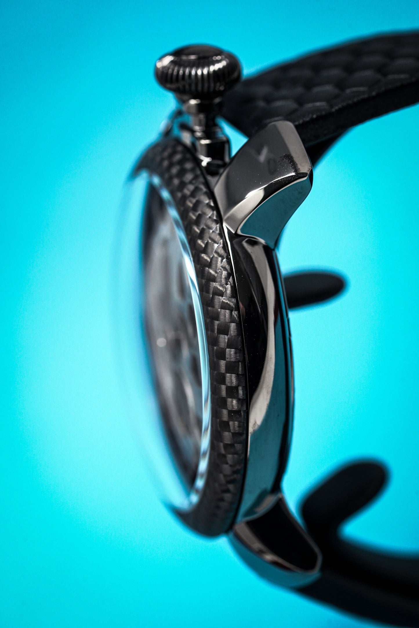 Gaga Milano Watch Neymar Jr. Skeleton Gun Carbon Limited Edition