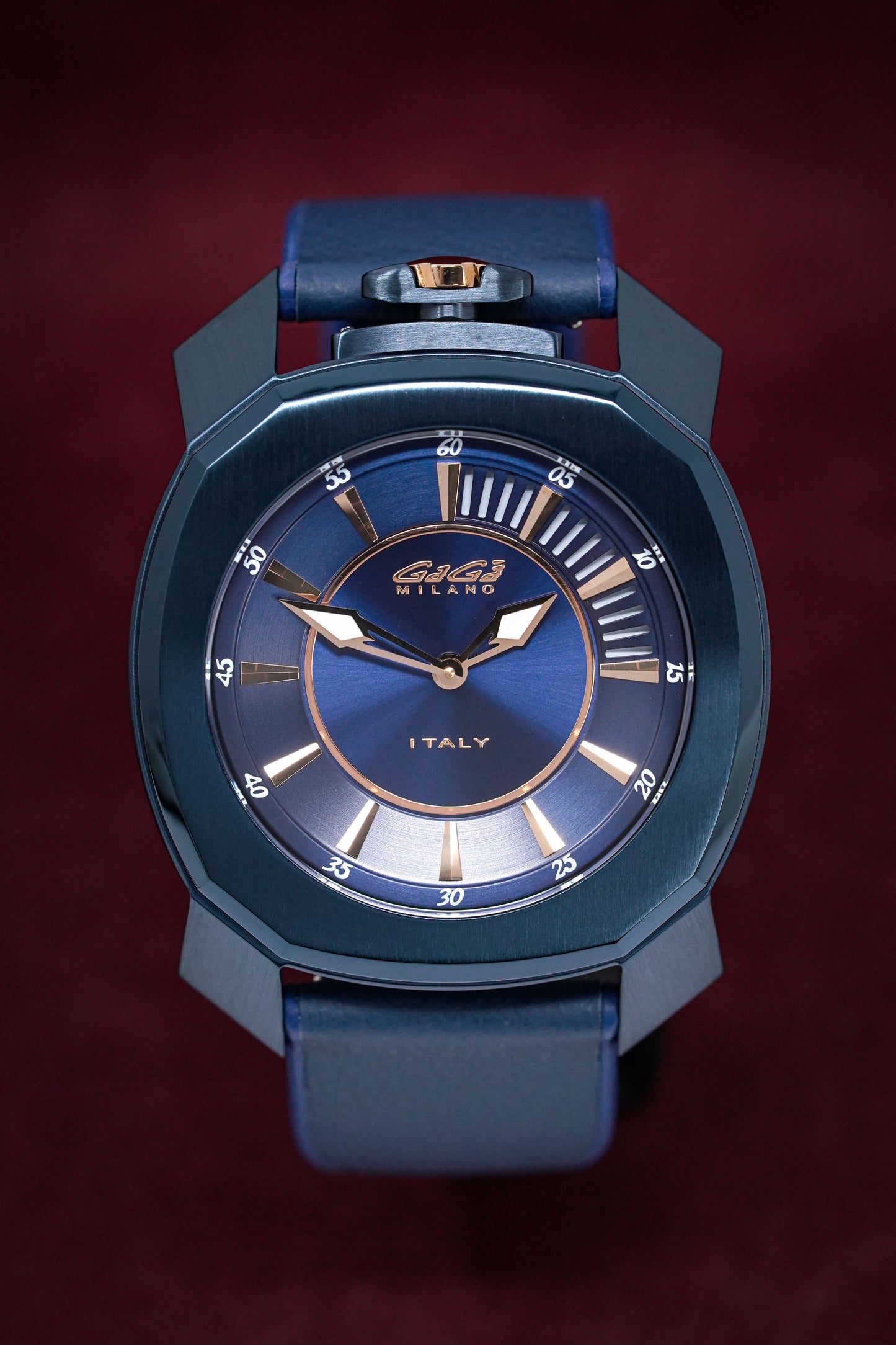 Gaga Milano Watch Frame_One Blue 7053.01