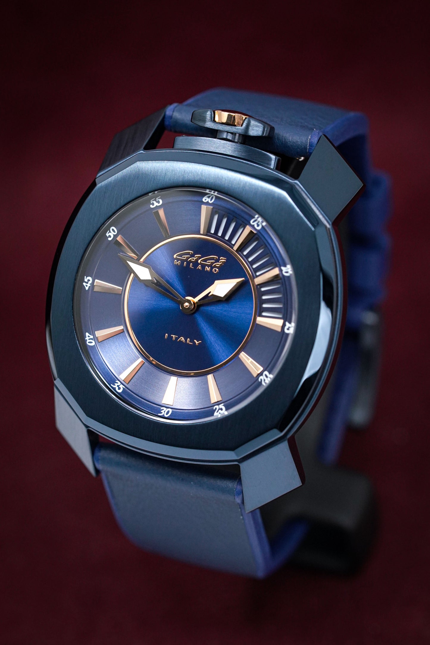 Gaga Milano Watch Frame_One Blue 7053.01