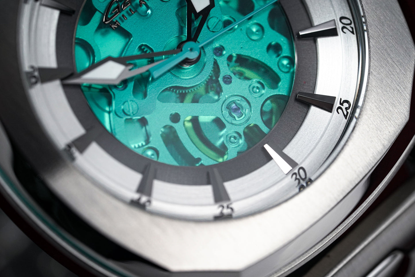 Gaga Milano Automatic Watch Frame_One Skeleton Steel 7070.01
