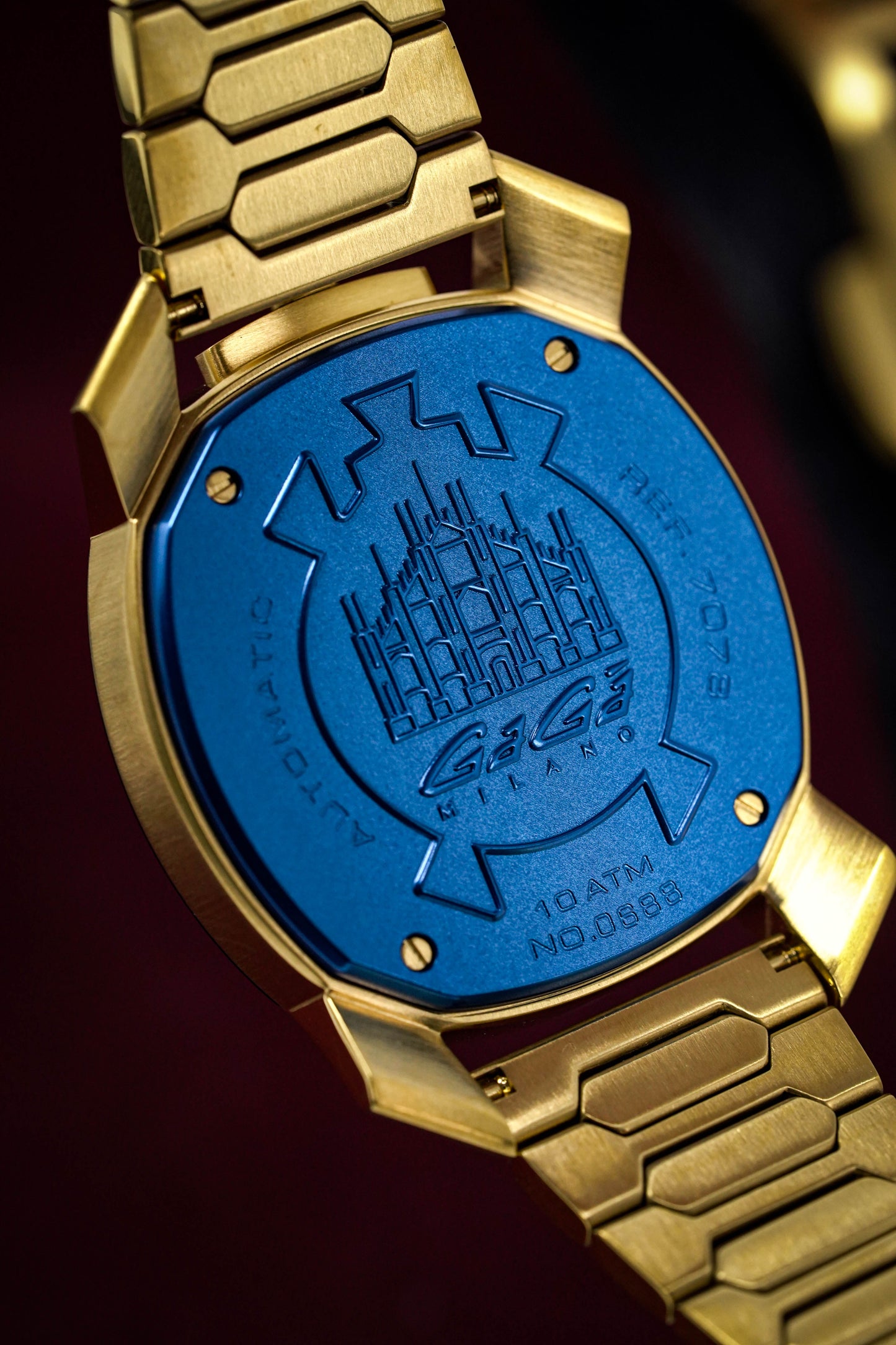 Gaga Milano Automatic Watch Frame_One Skeleton Gold 7078.01