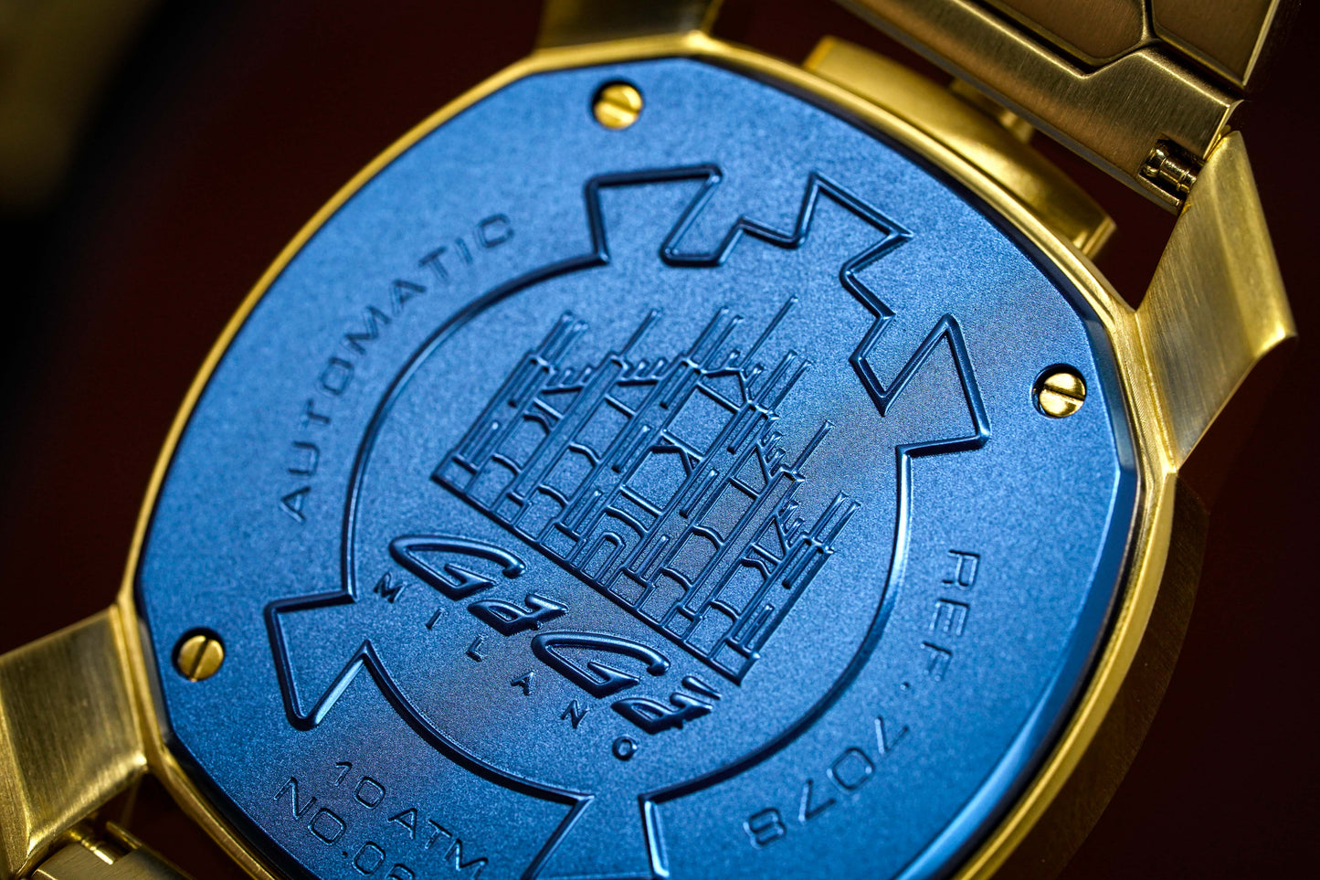 Gaga Milano Automatic Watch Frame_One Skeleton Gold 7078.01