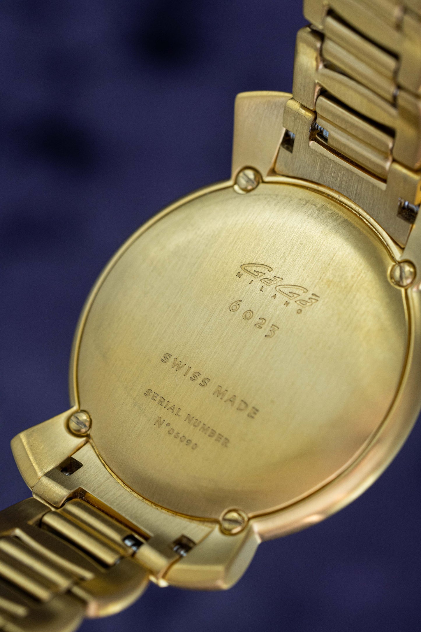 GaGà Milano Watch Manuale Ladies 35mm Yellow Gold Black