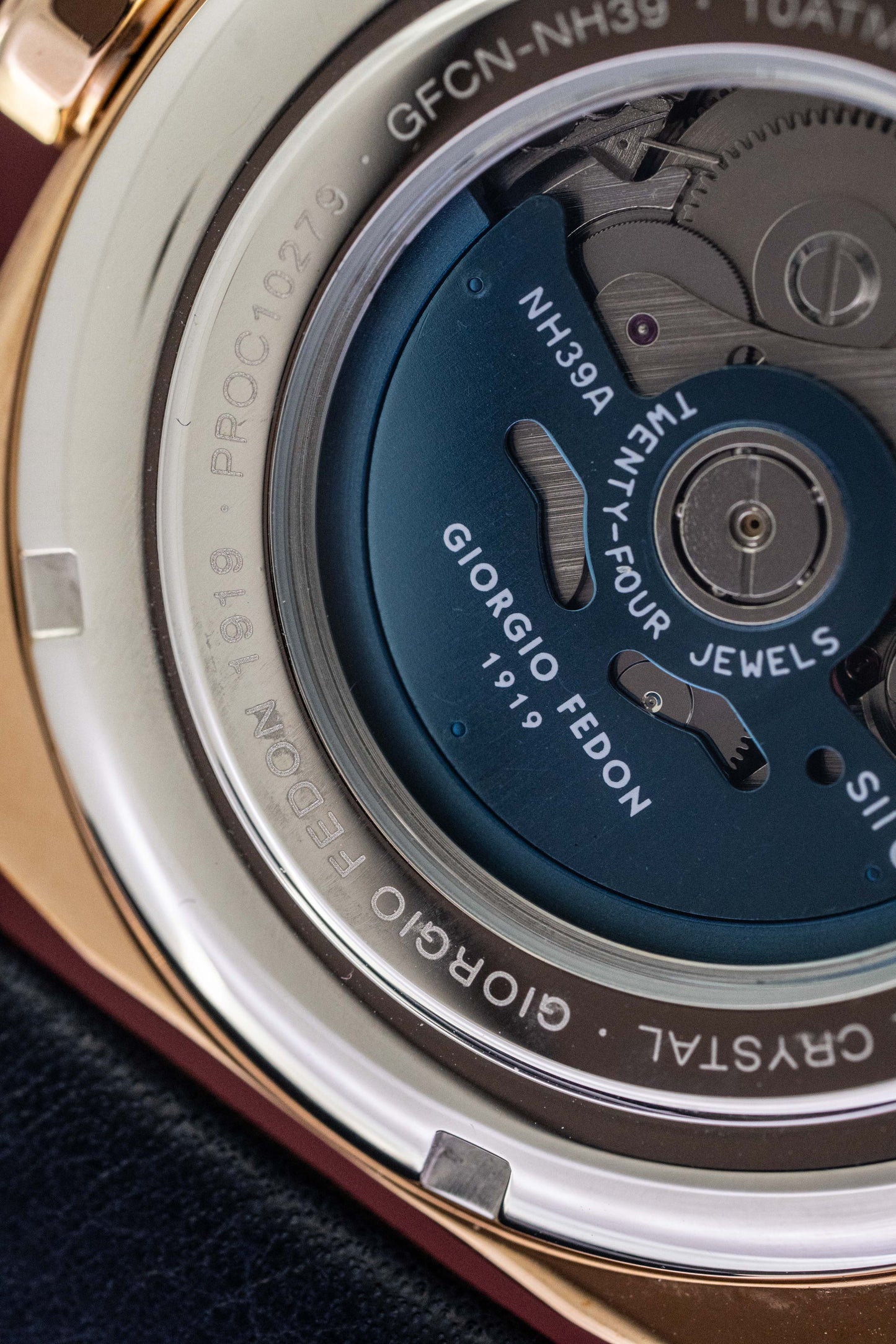 Giorgio Fedon Legend Blue IP Rose Gold GFCN006
