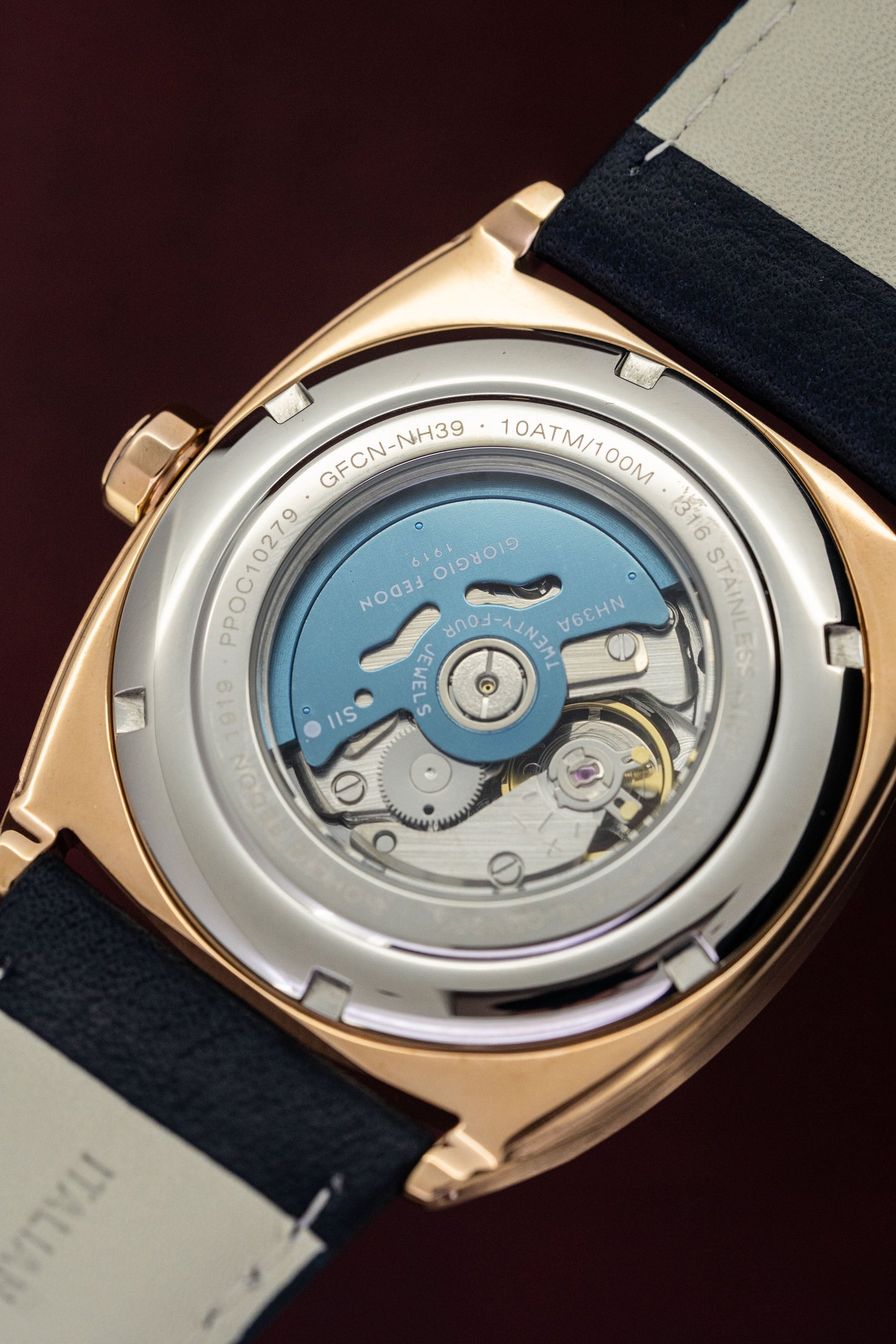 Giorgio Fedon Legend Blue IP Rose Gold GFCN006