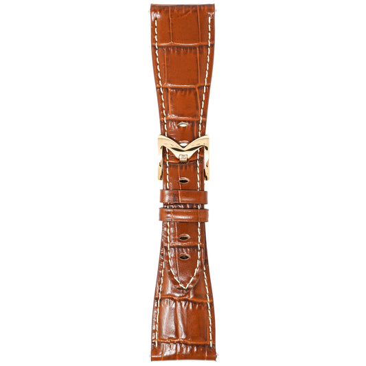 Gagà Milano Watch Brown Alligator Leather Strap
