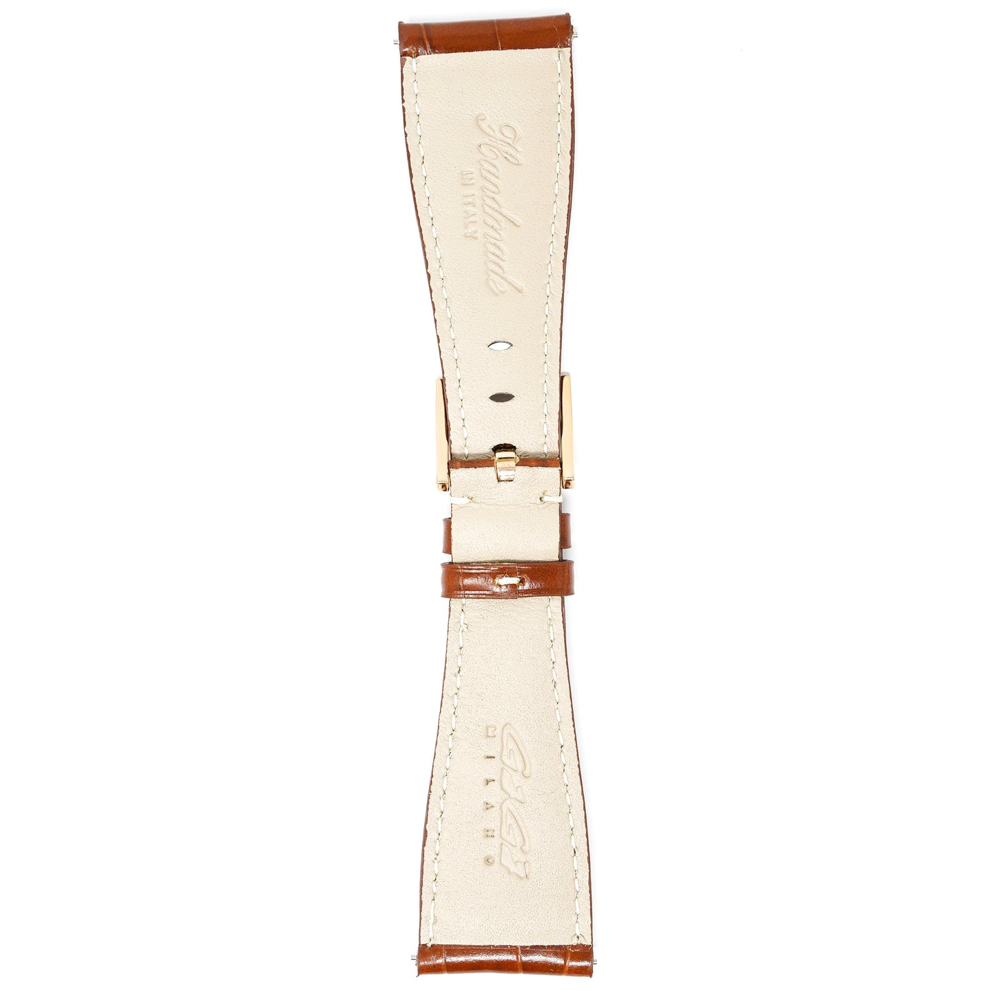 Gagà Milano Watch Brown Alligator Leather Strap