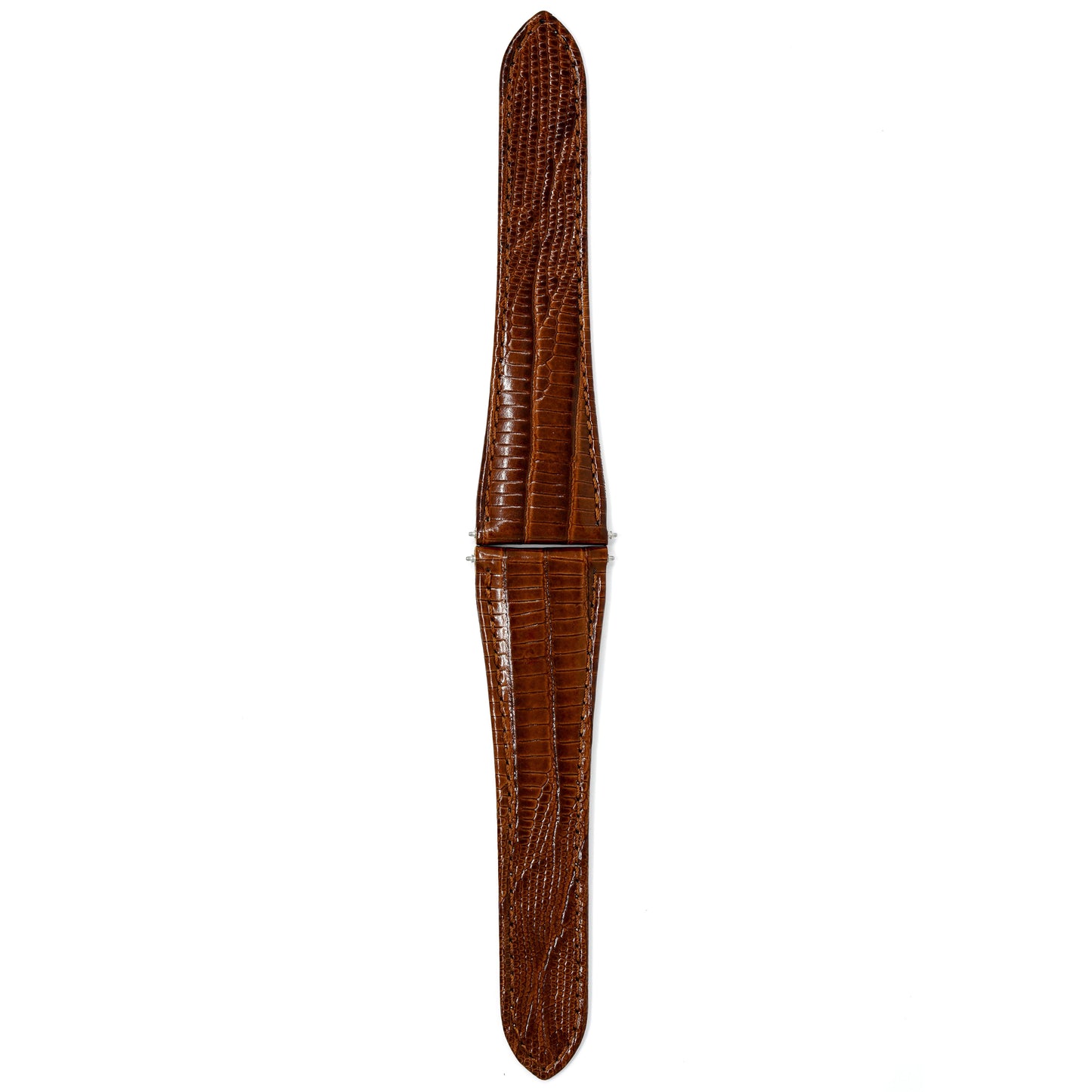 Gagà Milano Watch Brown Lizard Leather Butterfly Strap
