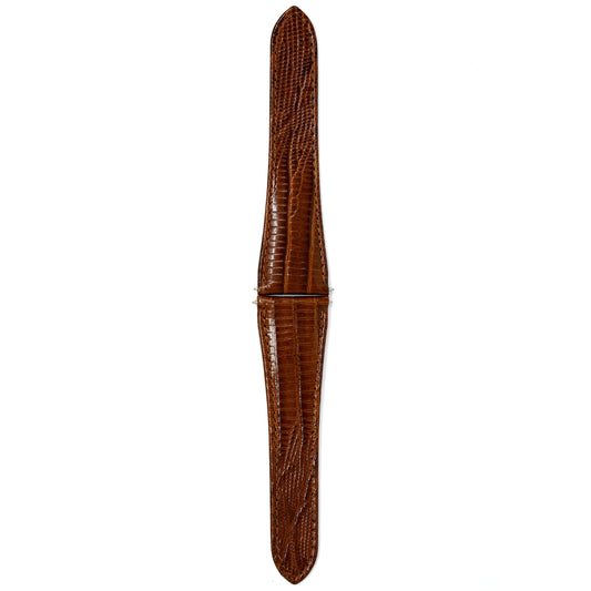 Gagà Milano Watch Brown Lizard Leather Butterfly Strap