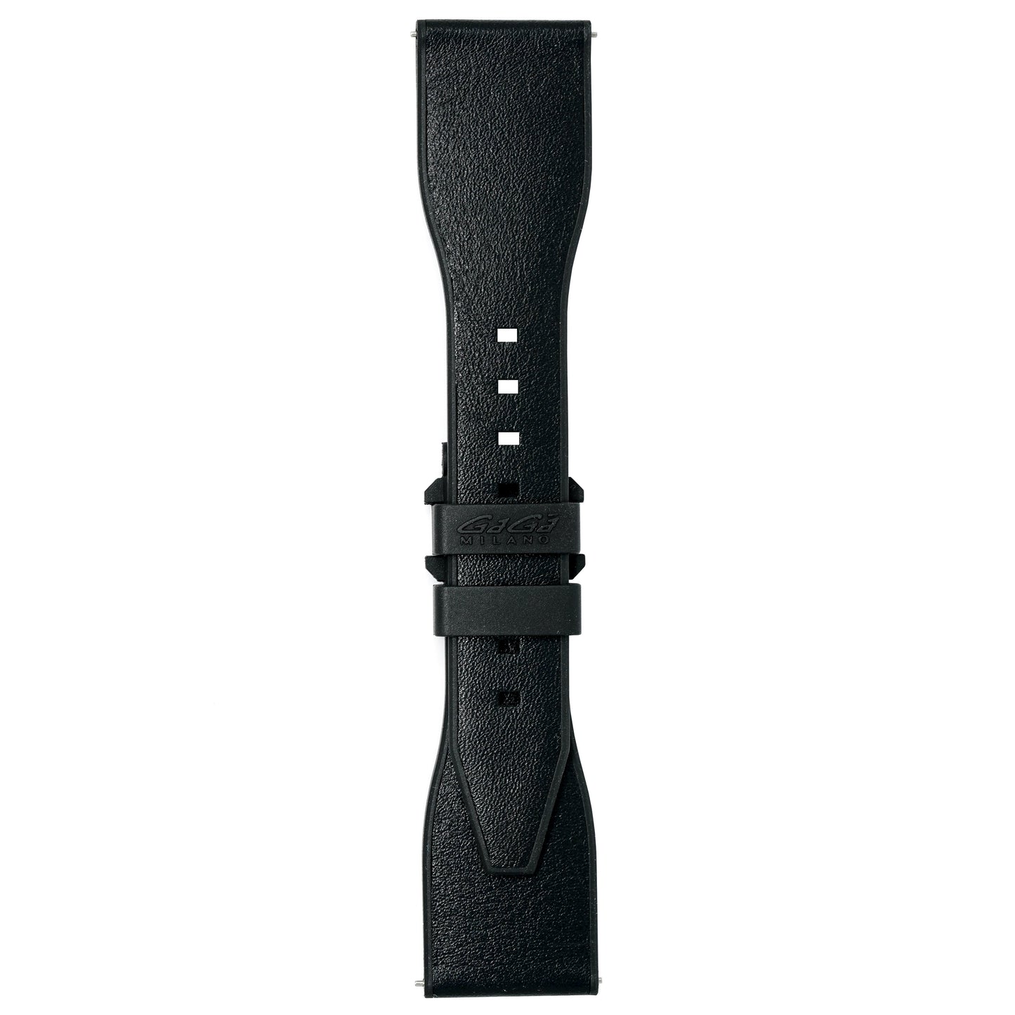Gagà Milano Watch Black Silicone Rubber Strap