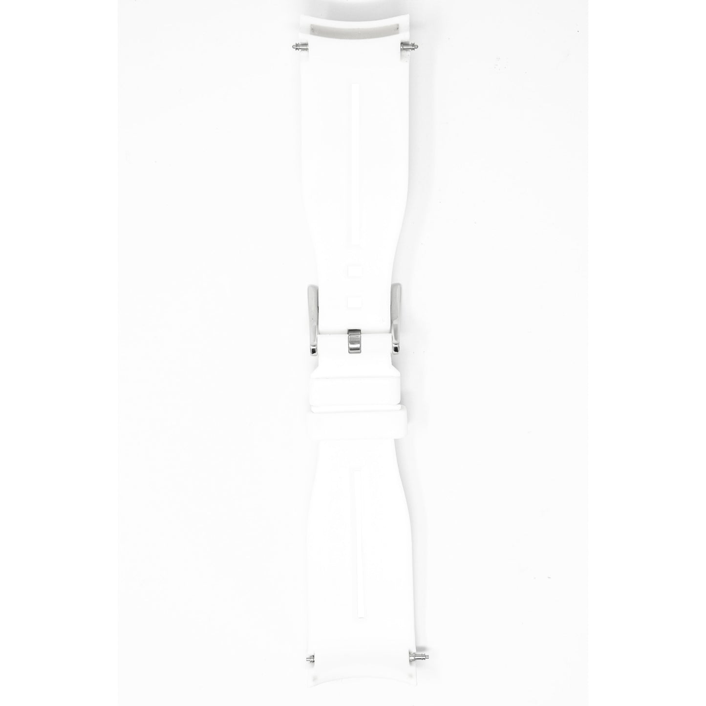 Gagà Milano Watch White Silicone Rubber Strap