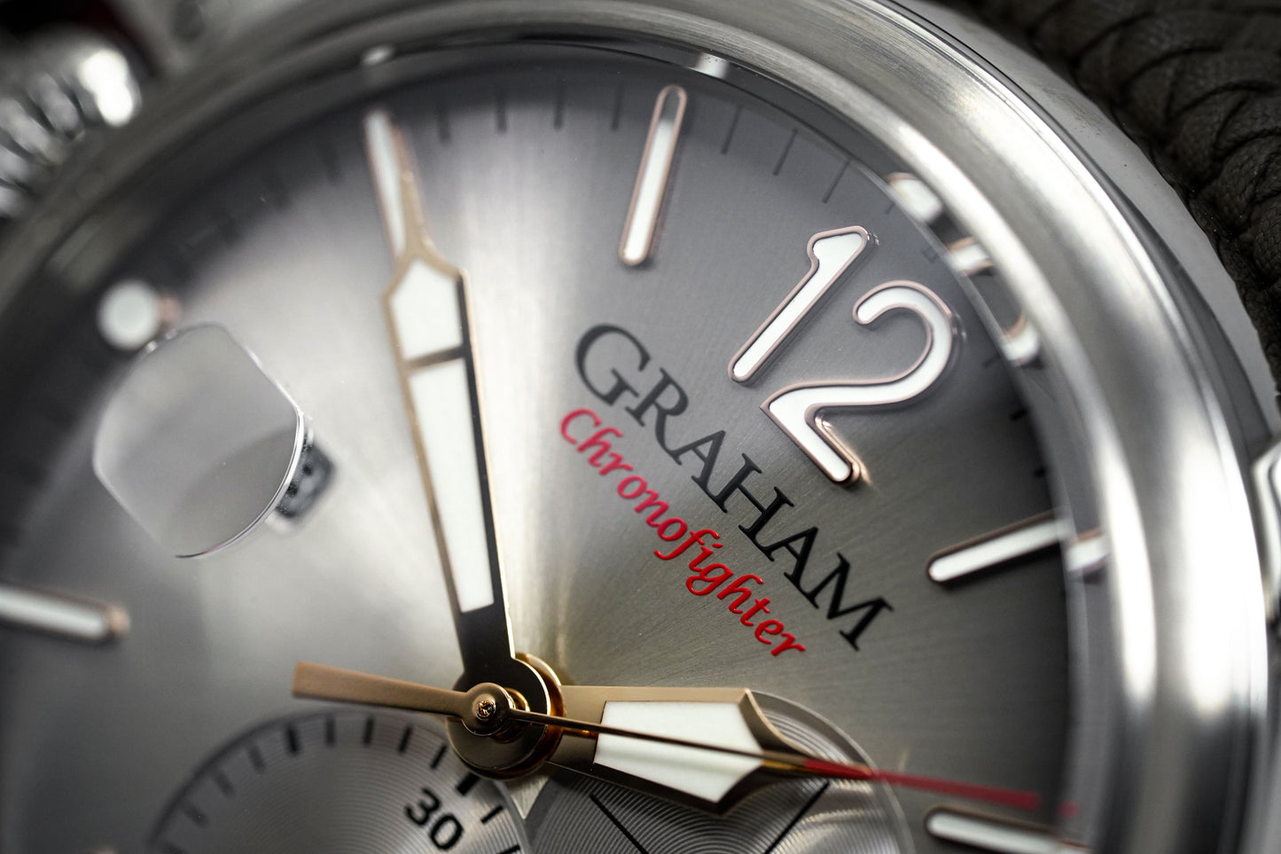 Graham Chronofighter Grand Vintage Steel Rubber 2CVDS.S02A