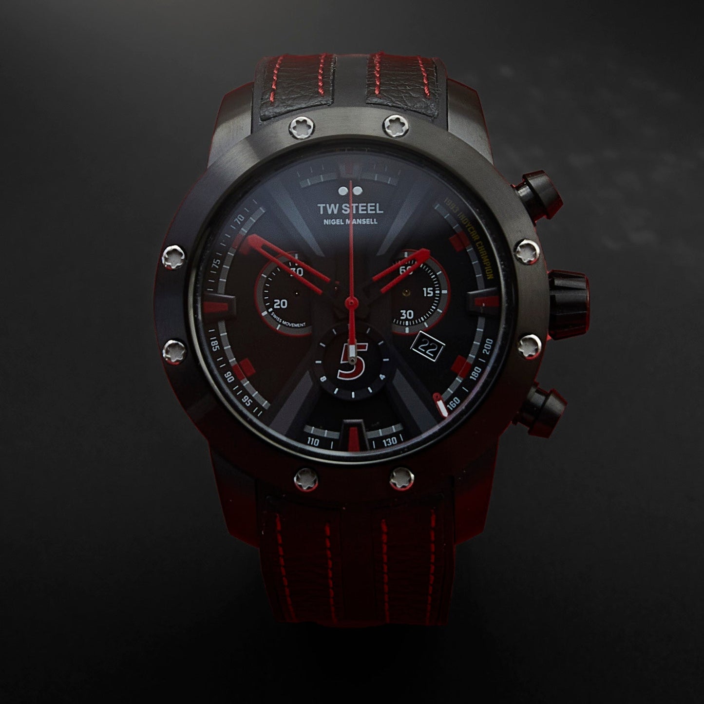 TW Steel Watch Grand Tech Chronograph Limited Edition Nigel Mansell GT14