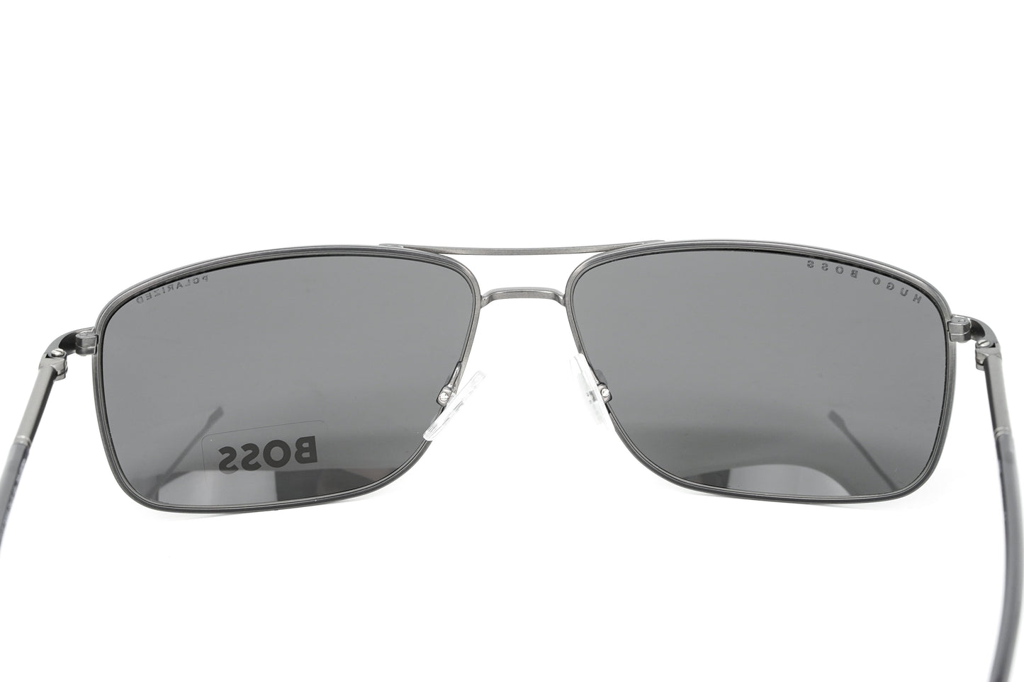 Boss by BOSS Men's Sunglasses Browline Matte Ruthenium/Grey 1227/U/S R80/M9
