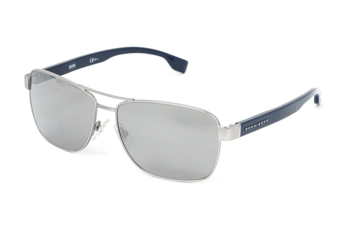 Boss by BOSS Men's Sunglasses Browline Blue/Silver 1240/S 9T9/T4 60