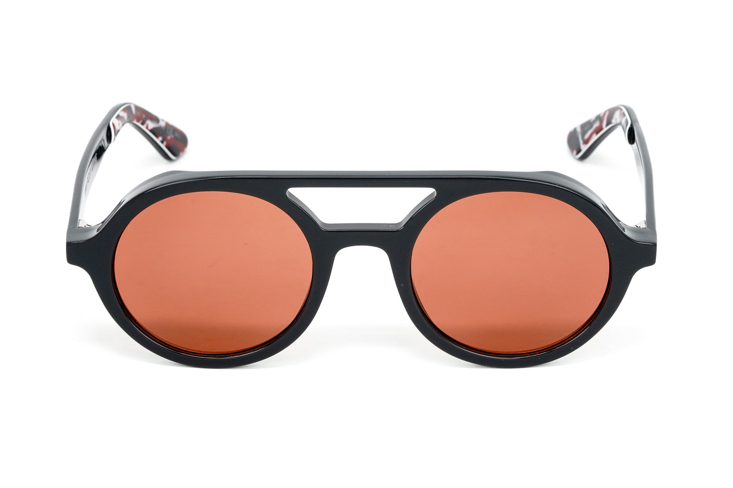 Jimmy Choo Men's Sunglasses Round Browline Black/Pink BOB/S KB7