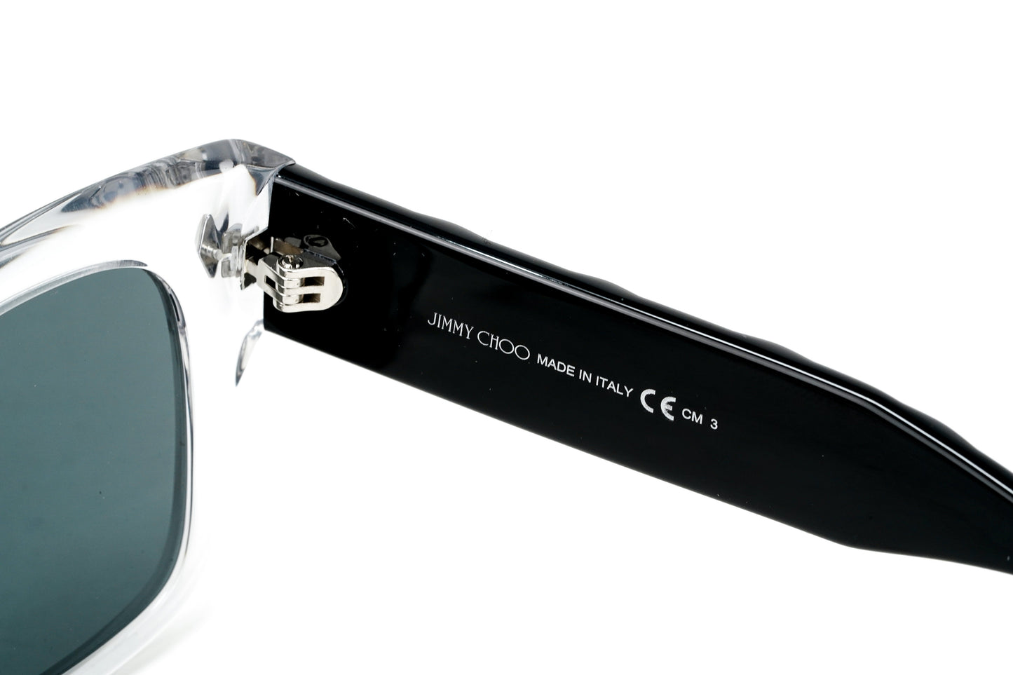 Jimmy Choo Men's Sunglasses Classic Rectangle Grey/Clear DUDE/S KB7