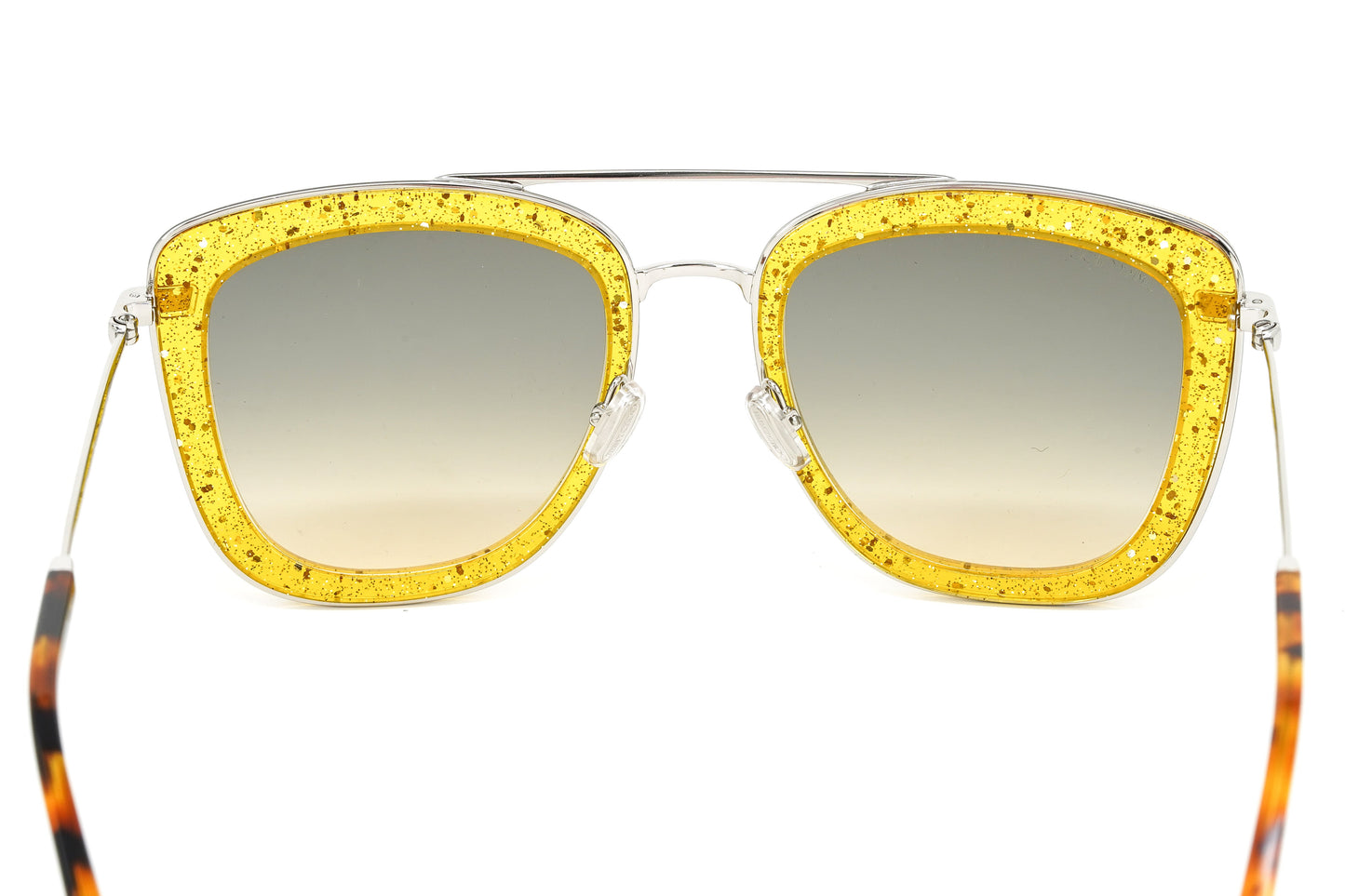 Jimmy Choo Women's Sunglasses Browline Yellow/Grey GLOSSY/S 40G