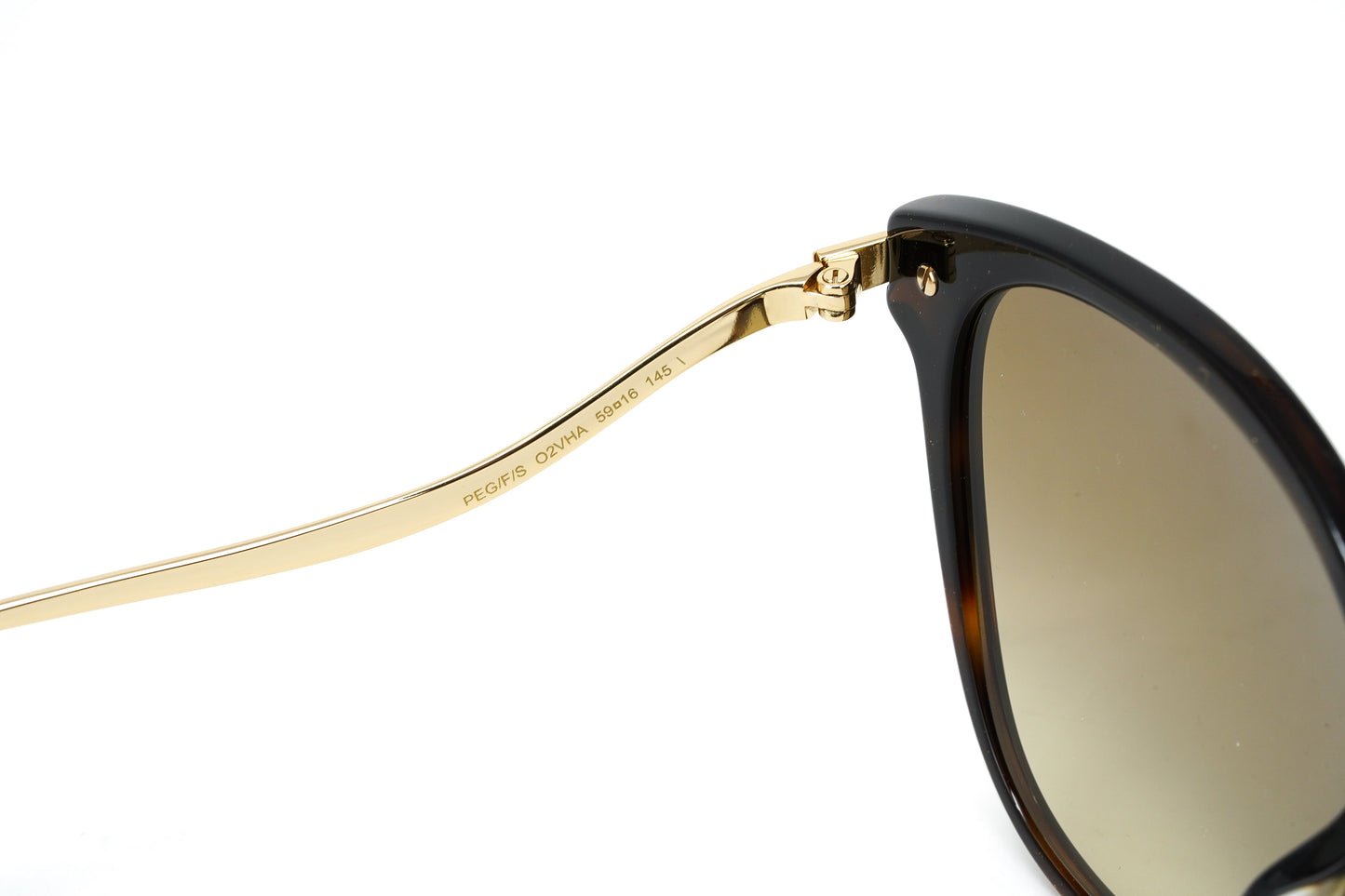 Jimmy Choo Women's Sunglasses Classic Square Tortoise/Gold PEG/F/S O2V