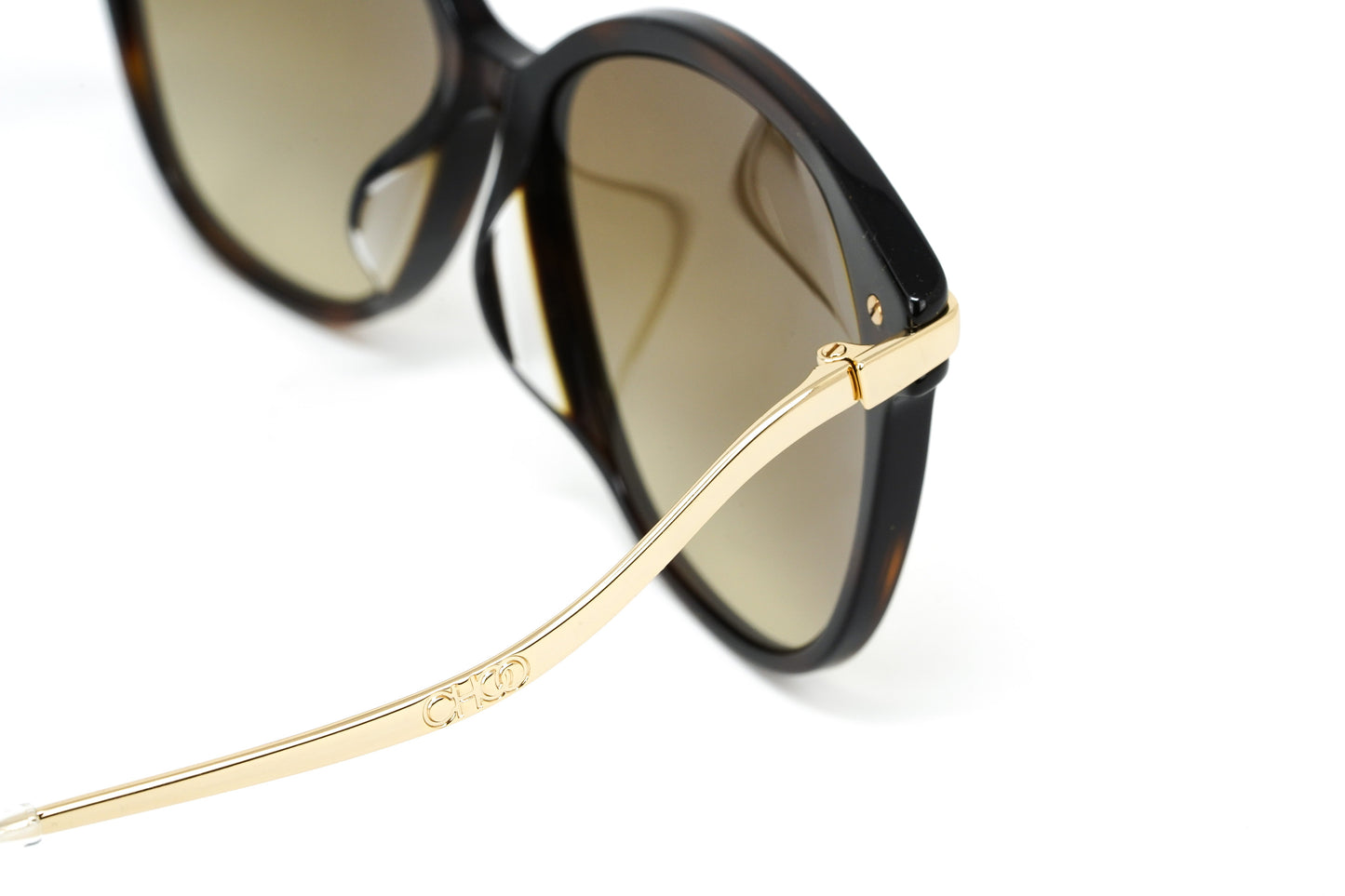 Jimmy Choo Women's Sunglasses Classic Square Tortoise/Gold PEG/F/S O2V