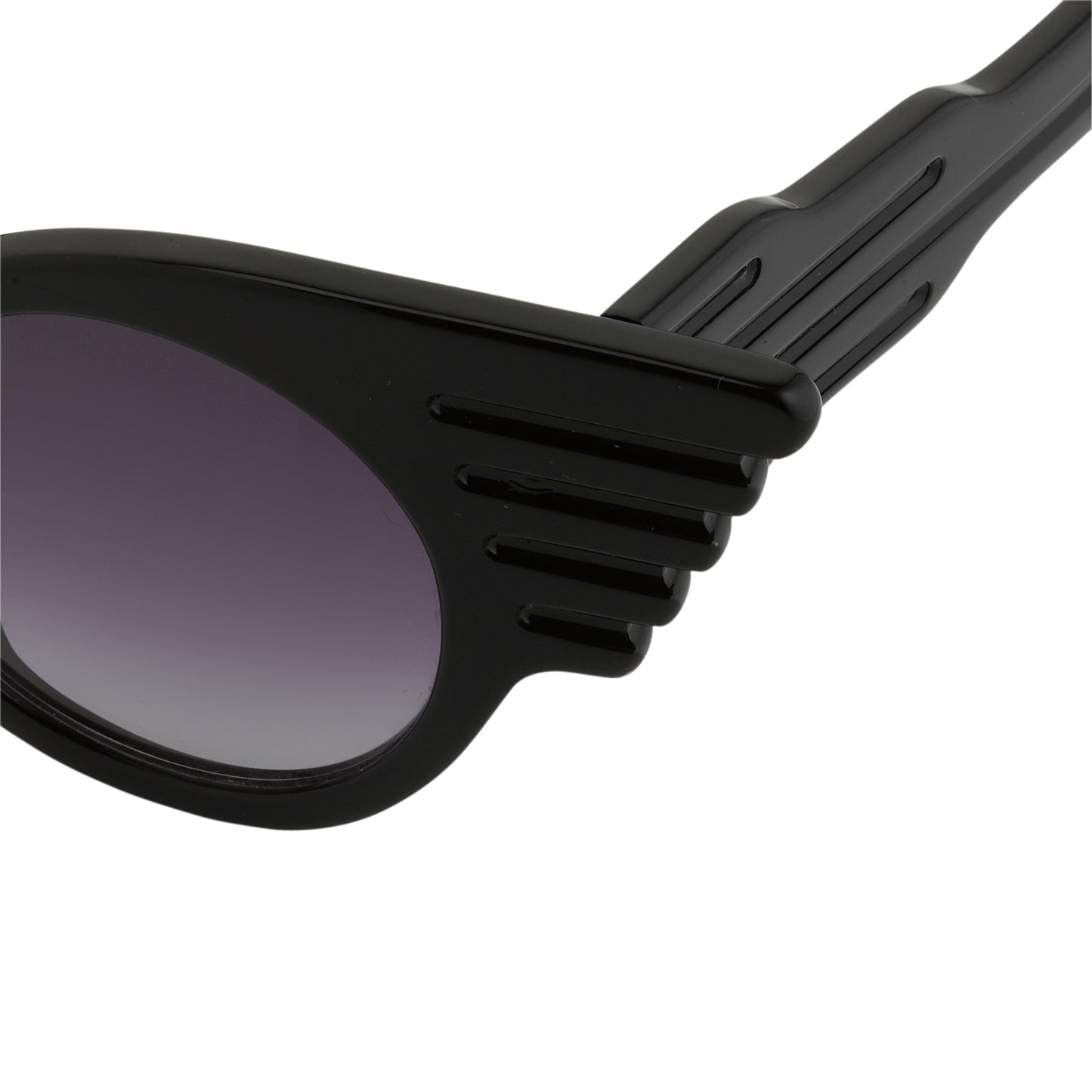 Jeremy Scott Sunglasses Special Wings Black and Grey