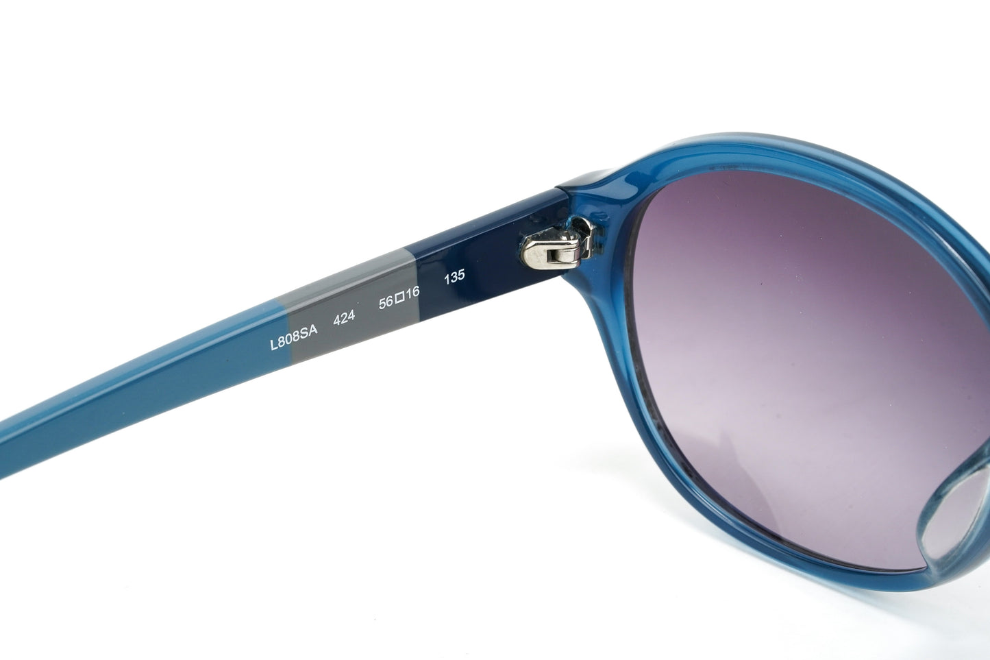 Lacoste Unisex Sunglasses Oval Blue L808SA 424