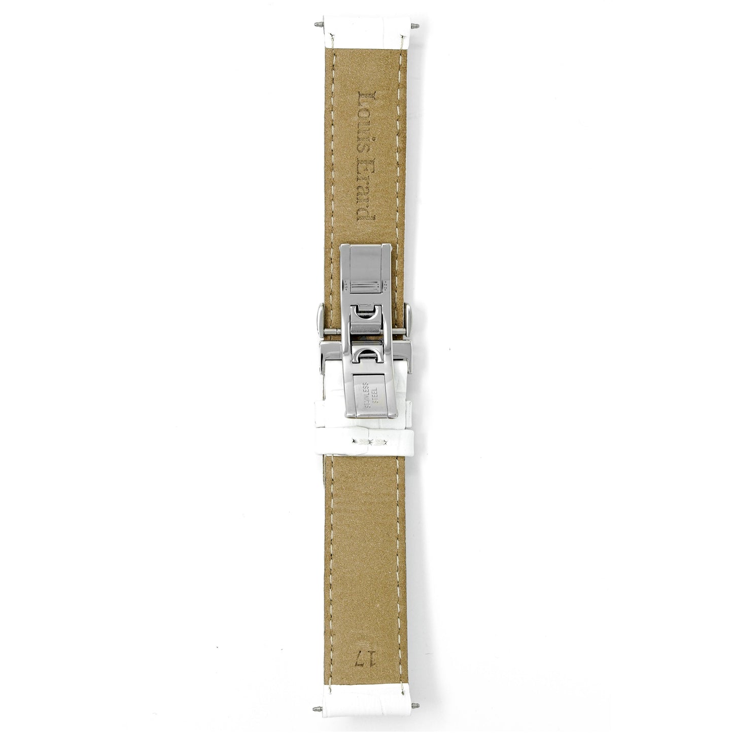 Louis Erard Watch White Alligator Leather Strap