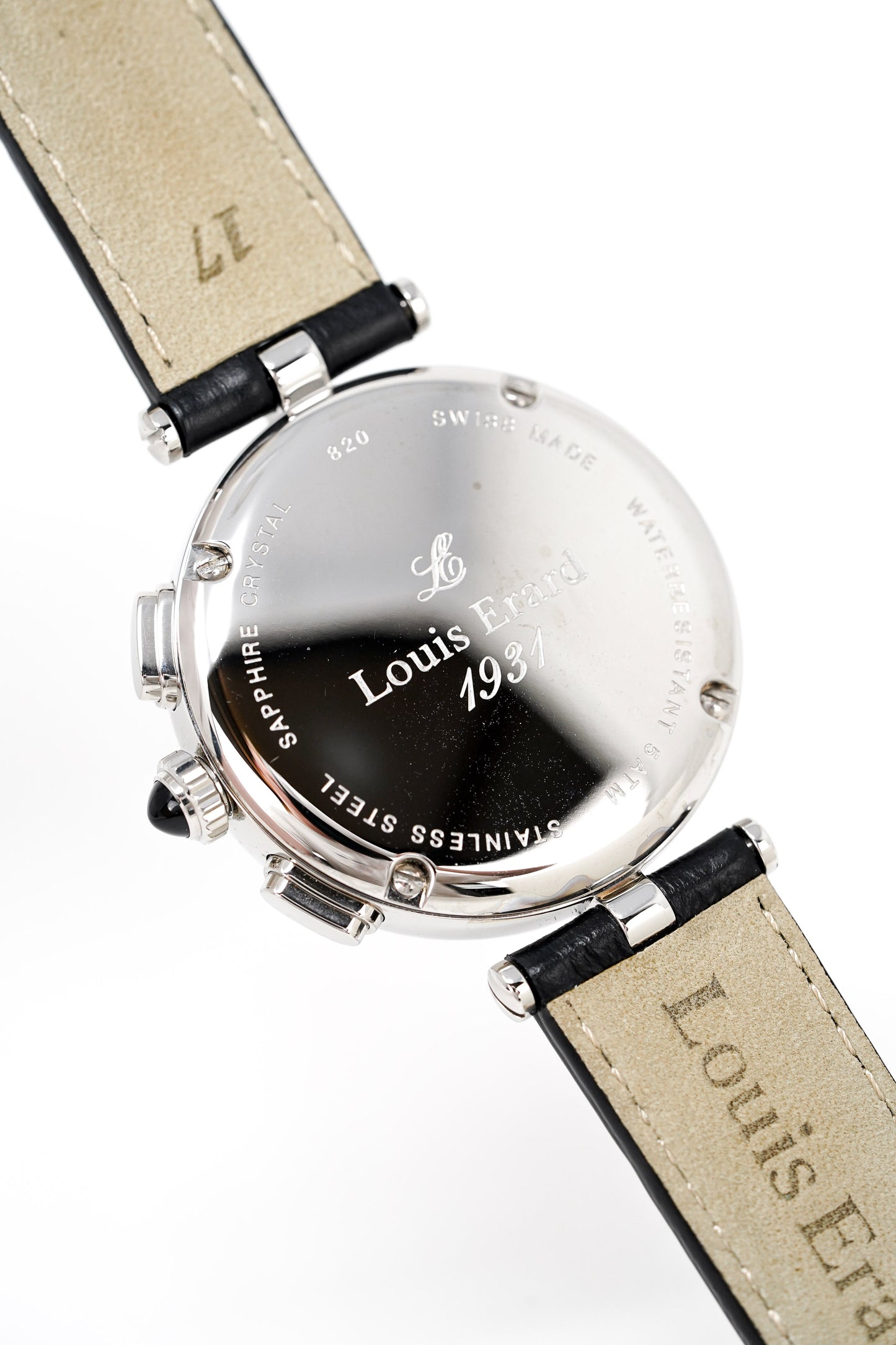 Louis Erard Watch Ladies Chronograph Romance Diamond Black 12820SE04.BDCC5