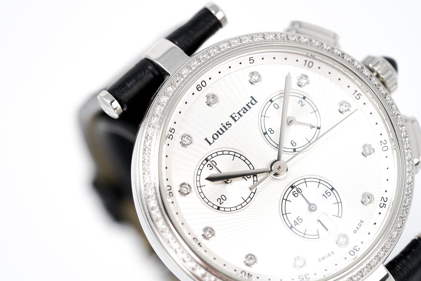 Louis Erard Watch Ladies Chronograph Romance Diamond 12820SE11.BDCC5