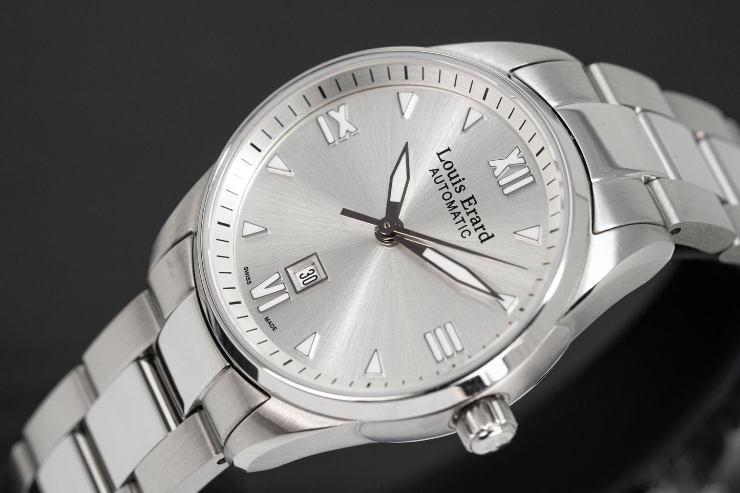 Louis Erard Watch Ladies Heritage Sport Silver 20100AA01.BMA17