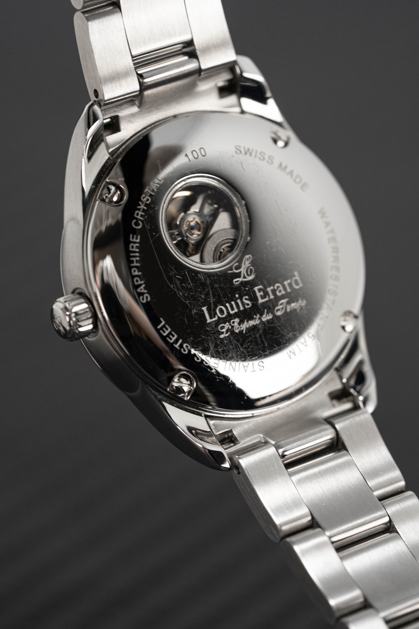 Louis Erard Watch Ladies Heritage Sport Silver 20100AA01.BMA17