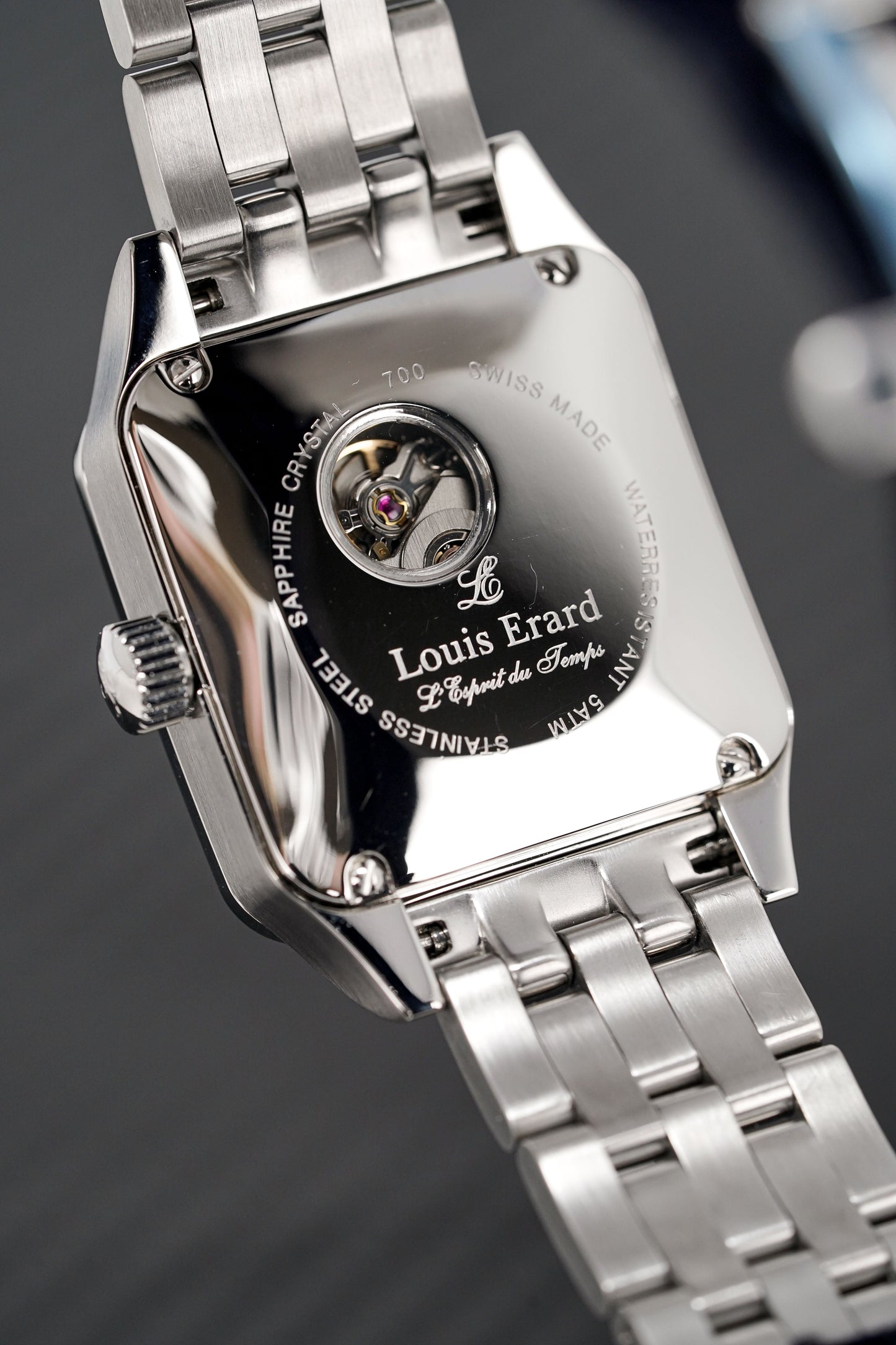 Louis Erard Watch Ladies Emotion Square White Diamond 20700SE11.BMA18