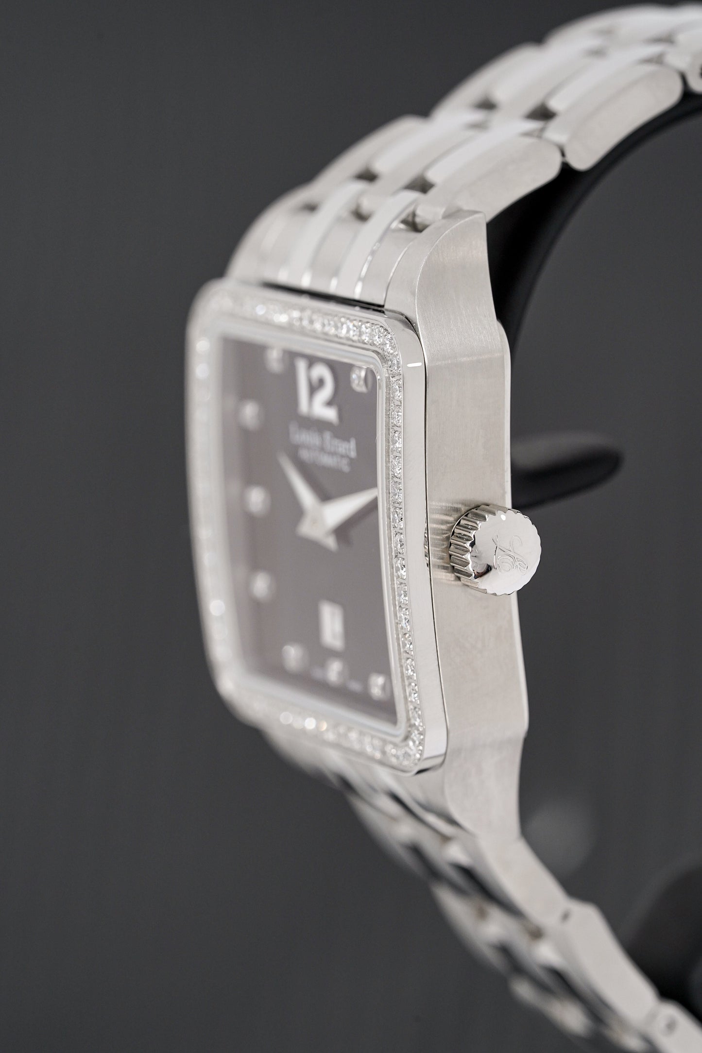 Louis Erard Watch Ladies Emotion Square Black Diamond 20700SE12.BMA18