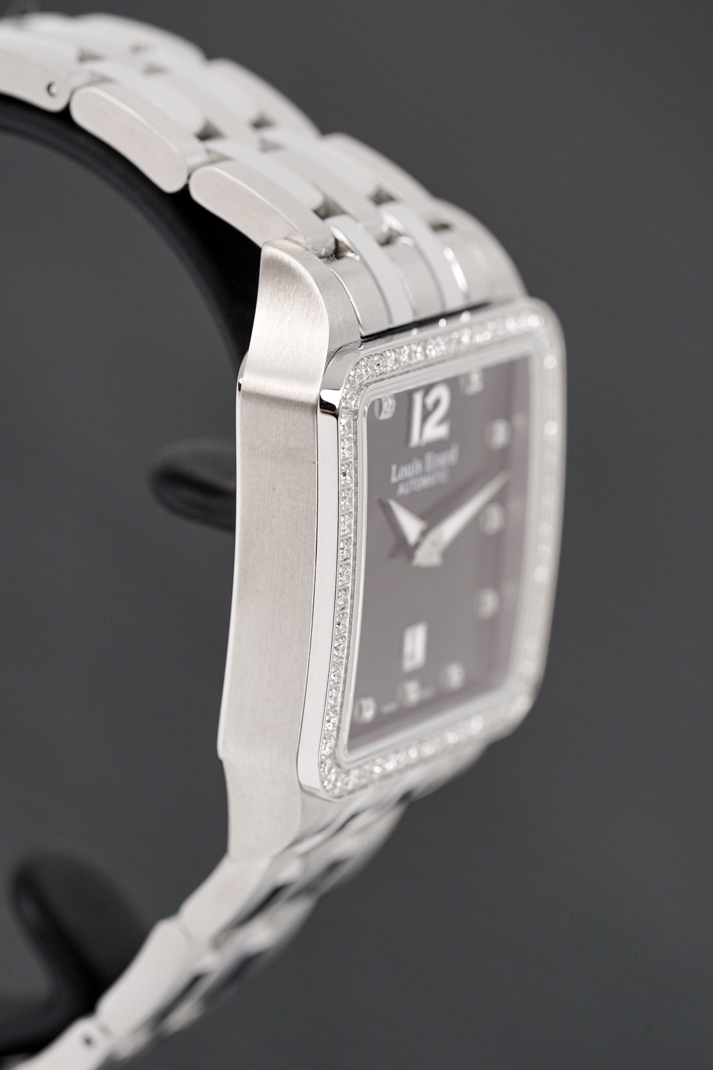 Louis Erard Watch Ladies Emotion Square Black Diamond 20700SE12.BMA18