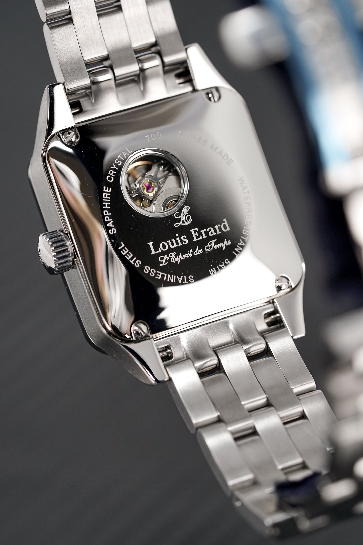 Louis Erard Watch Ladies Emotion Square Black Diamond 20700SE12.BMA18
