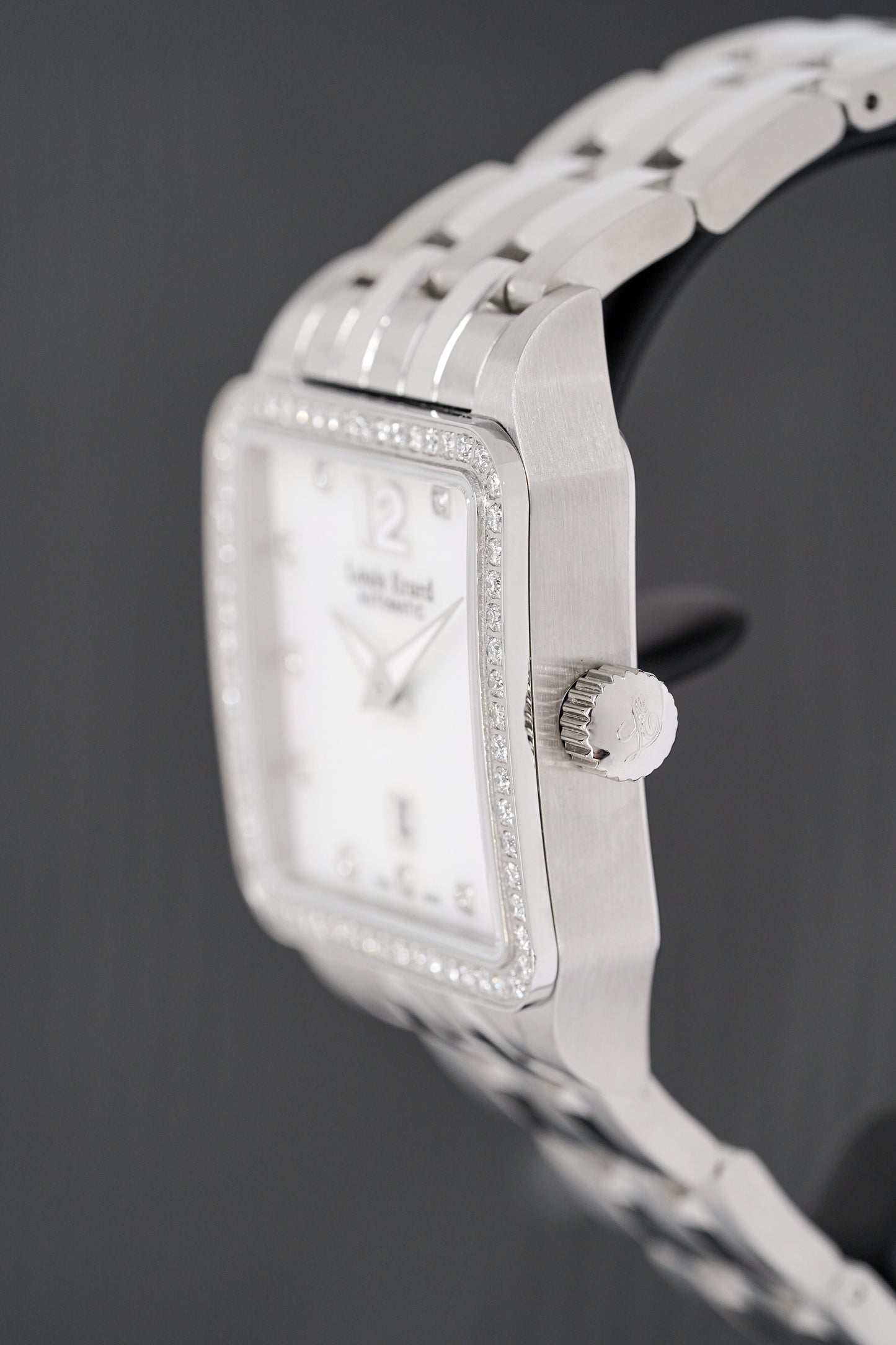 Louis Erard Watch Ladies Emotion Square Mother of Pearl Diamond 20700SE14.BMA18