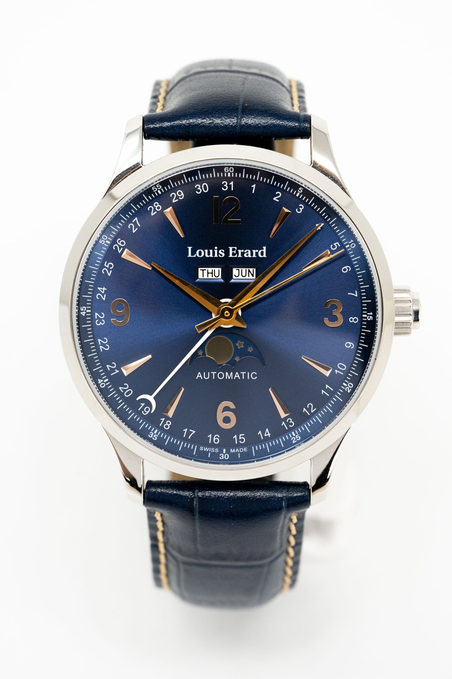 Louis Erard Men's Watch Automatic 1931 Moon Phase 31218AA15.BDC37