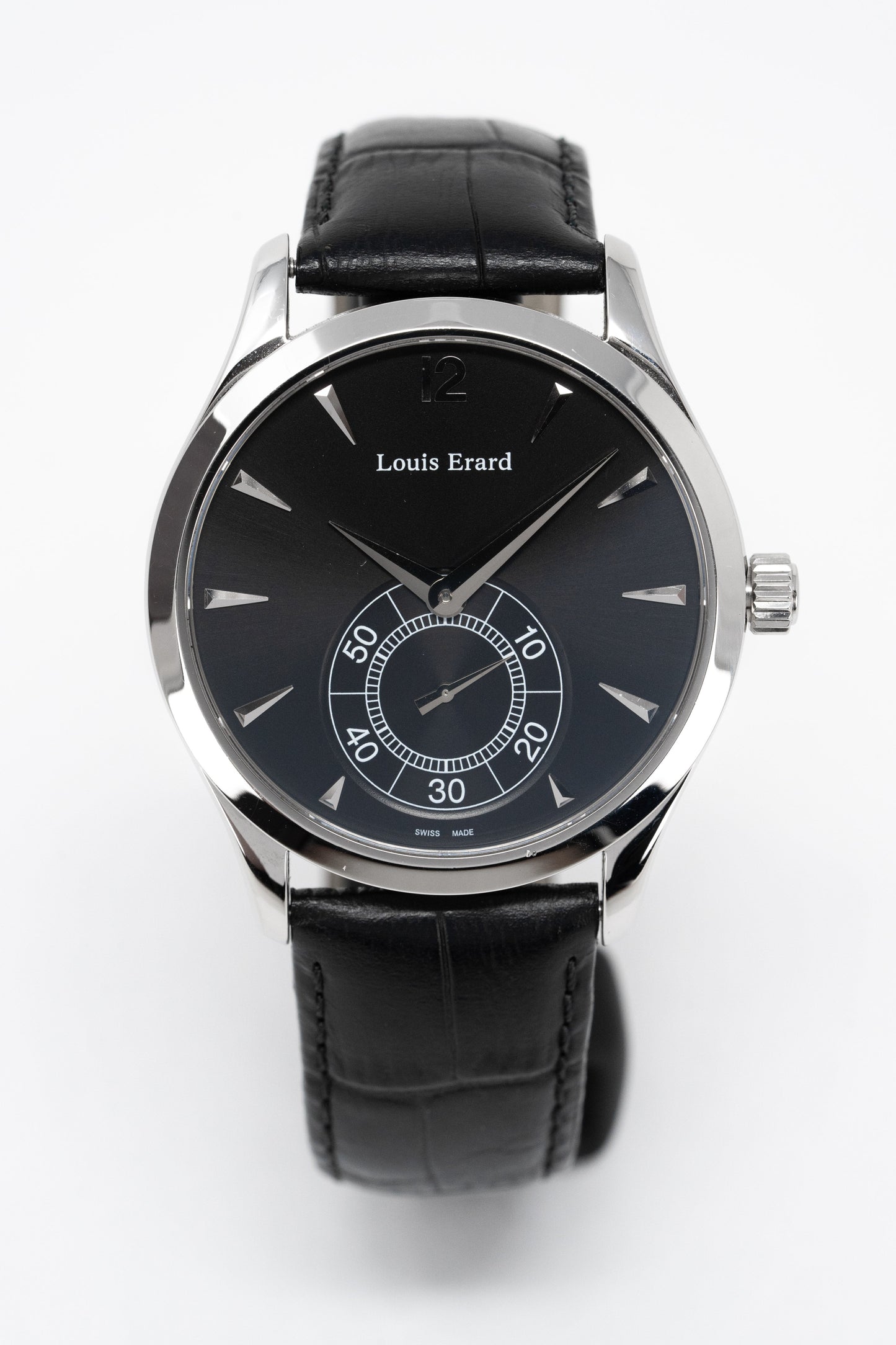 Louis Erard Watch Men's 1931 Black Steel 47207AA12.BDC02