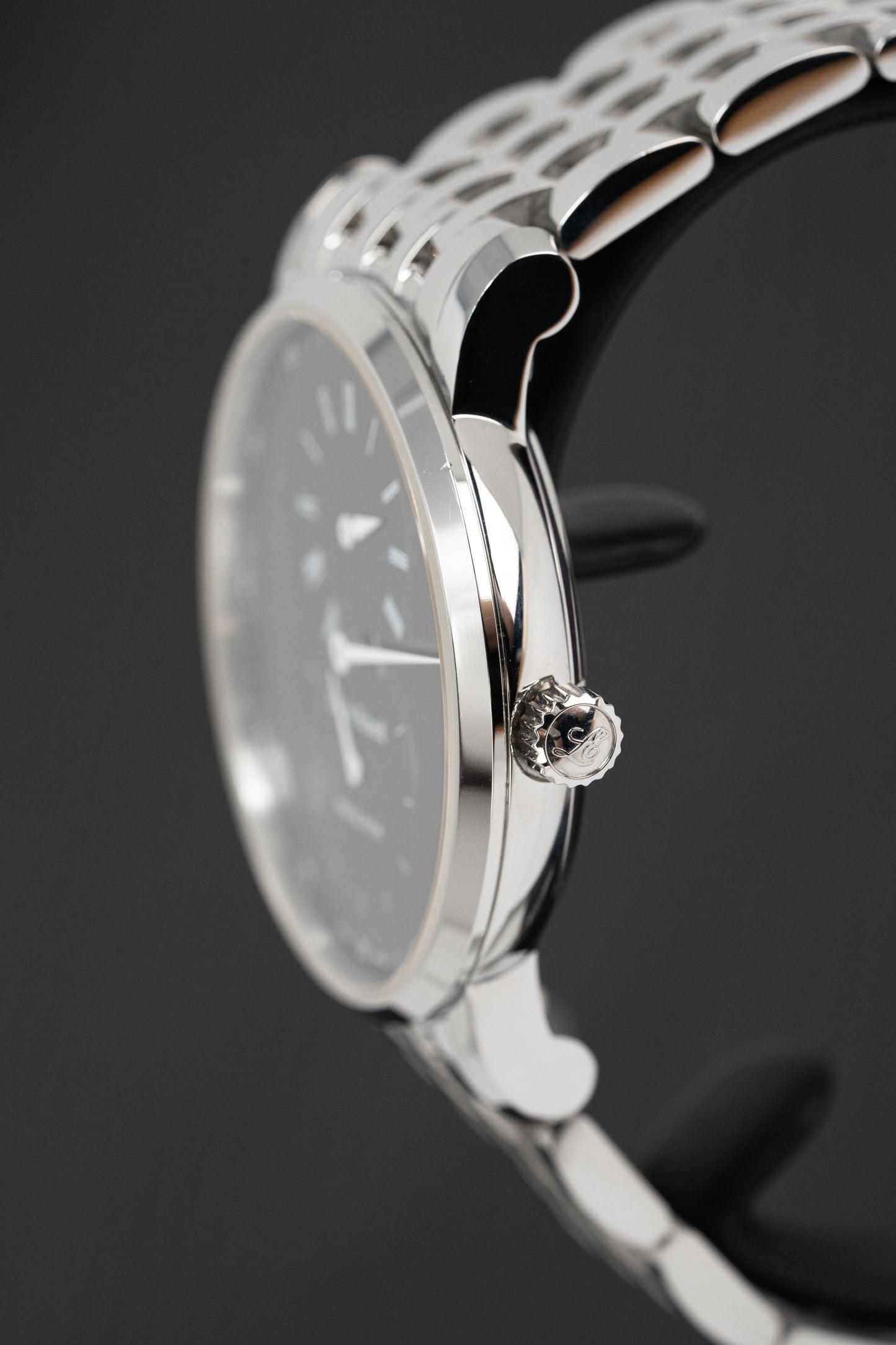 Louis Erard Watch Men's Mechanical Excellence Black Steel 50232AA02.BMA35
