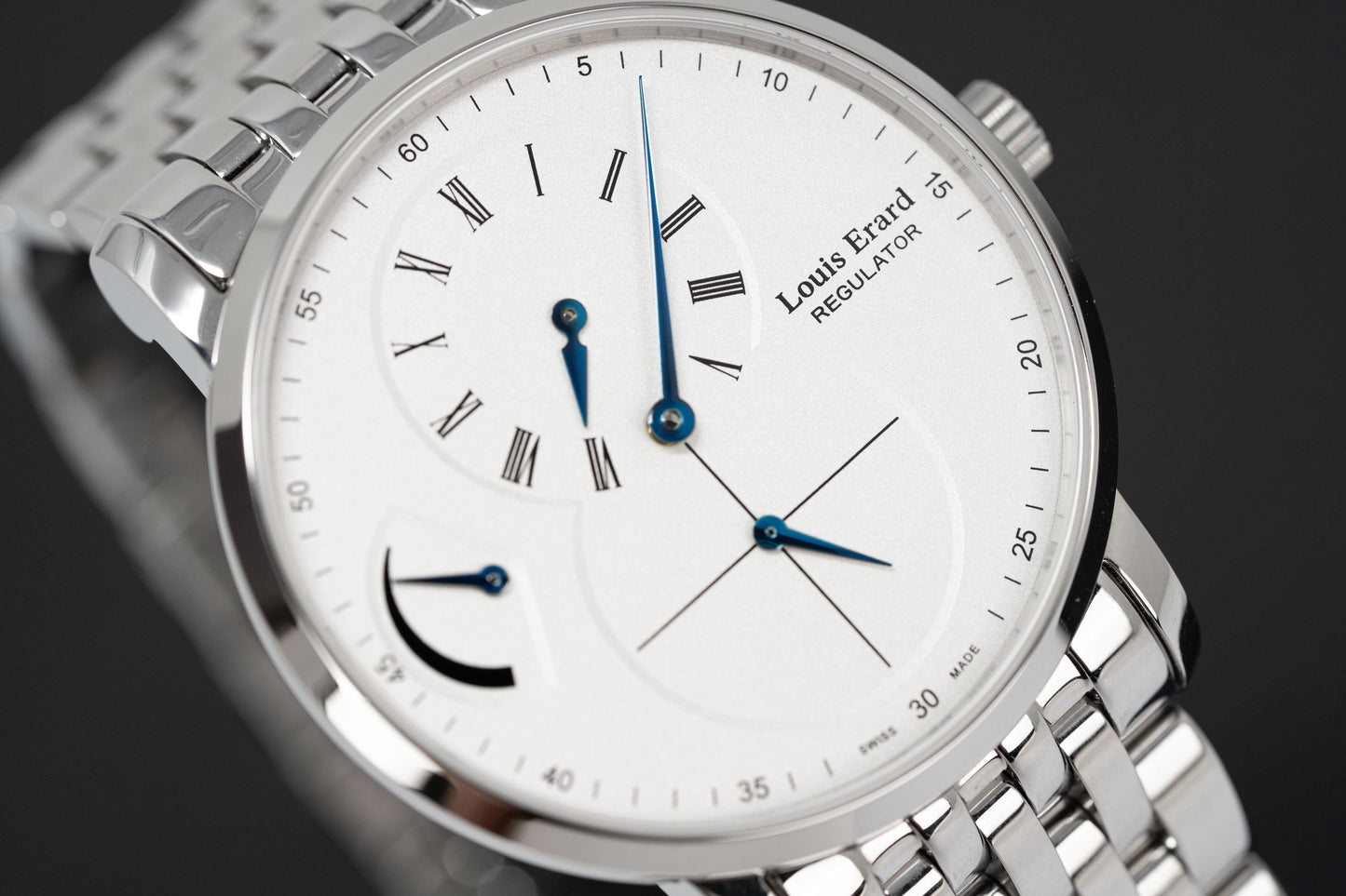 Louis Erard Watch Men's Hand Winding Excellence White Steel 54230AA01.BMA35