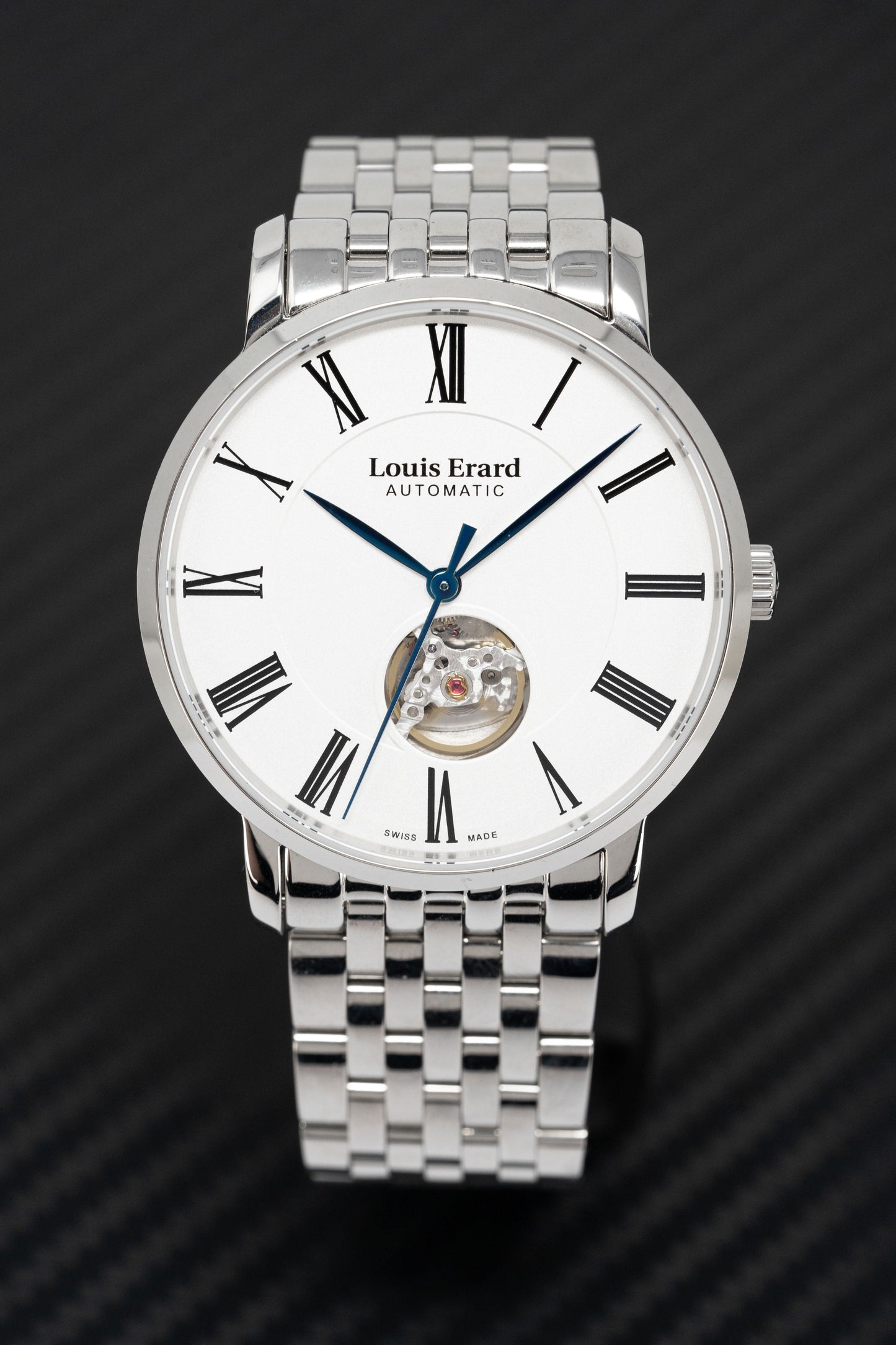 Louis Erard Watch Men's Automatic Excellence Open Balance White 62233AA10.BMA35